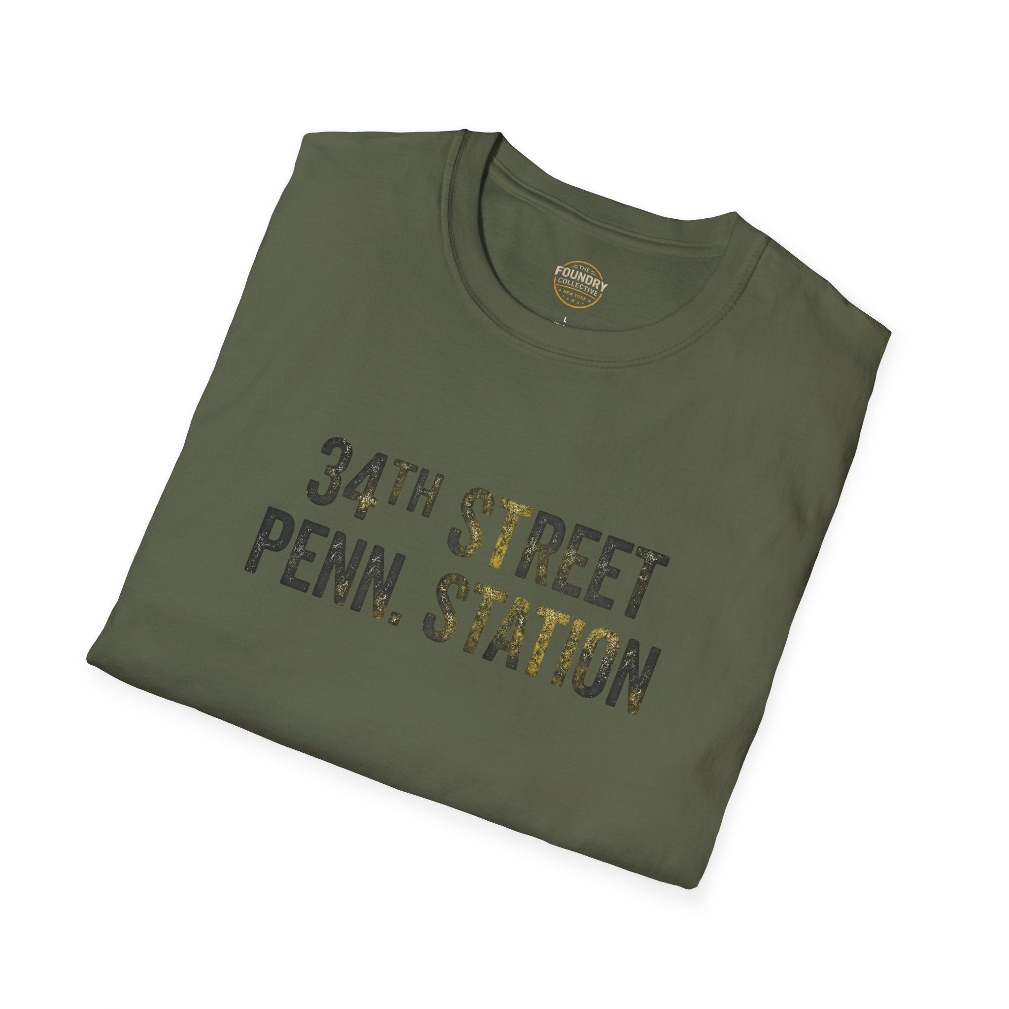 The Foundry Collective 34th Street Penn Station T-Shirt — Vintage Subway Sign Tee - Creations by Chris and Carlos