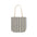 Striped Dot Canvas Tote Bag — Nautical Blue Vertical Stripe Shopper