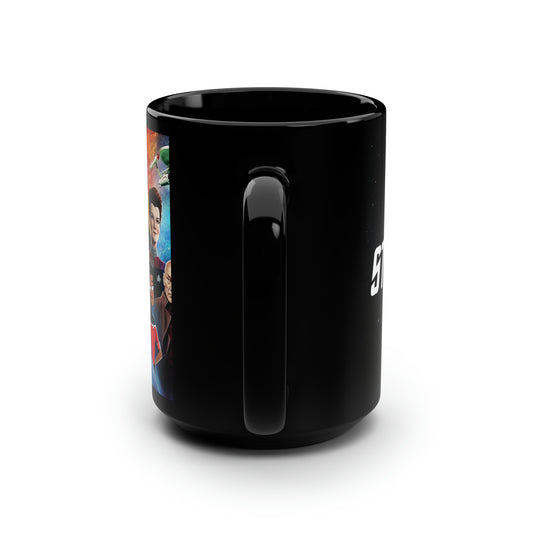 Star Trek Collection- Black Mug, 15oz - Creations by Chris and Carlos