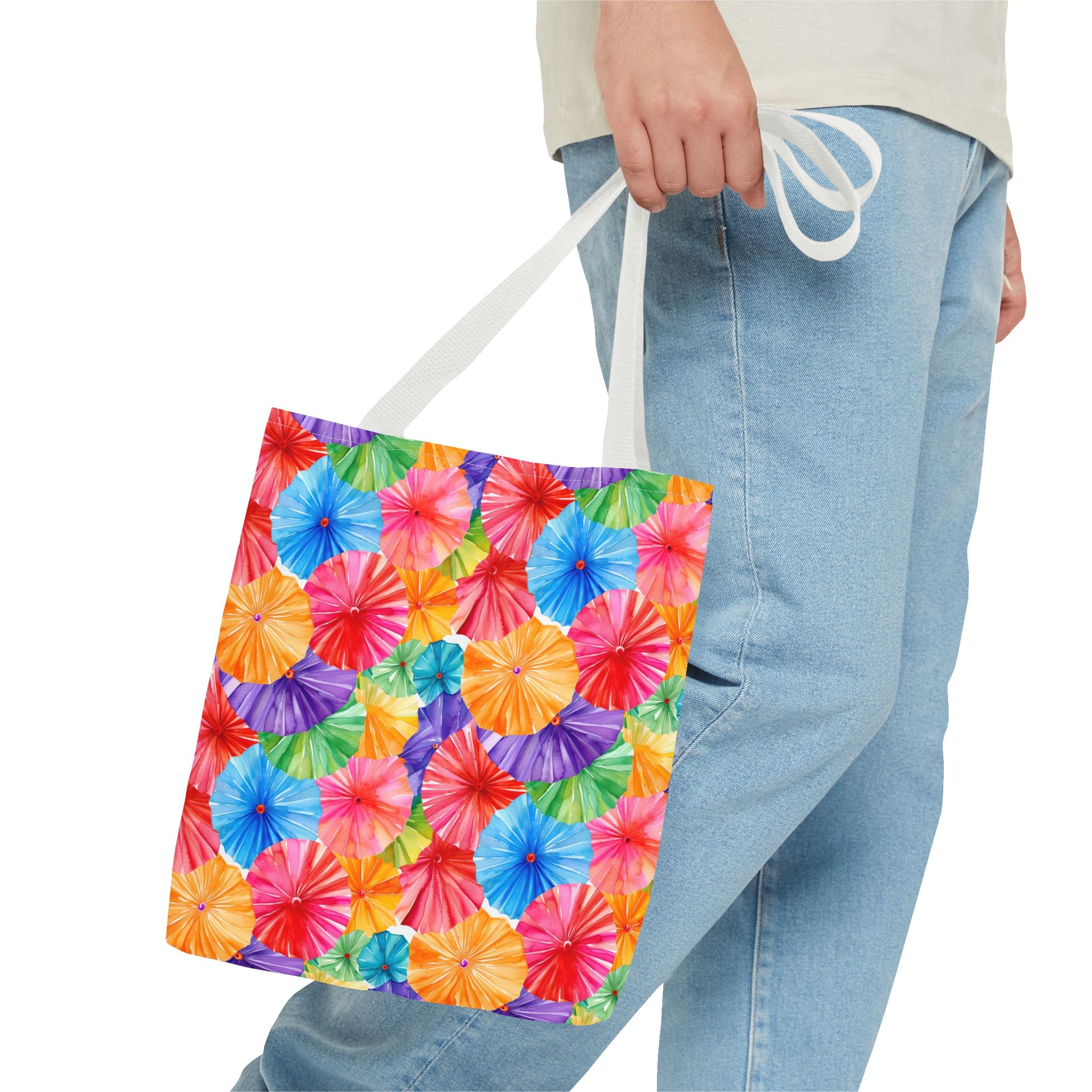 Sol y Alegría (Sun and Joy) Collection- Cactus Succulent Pattern Microfiber Blanket Soft Velveteen Throw for Home & Garden Lovers Colorful Paper Parasol Pattern Tote Bag — Vibrant Summer Beach Market Bag - Creations by Chris and Carlos