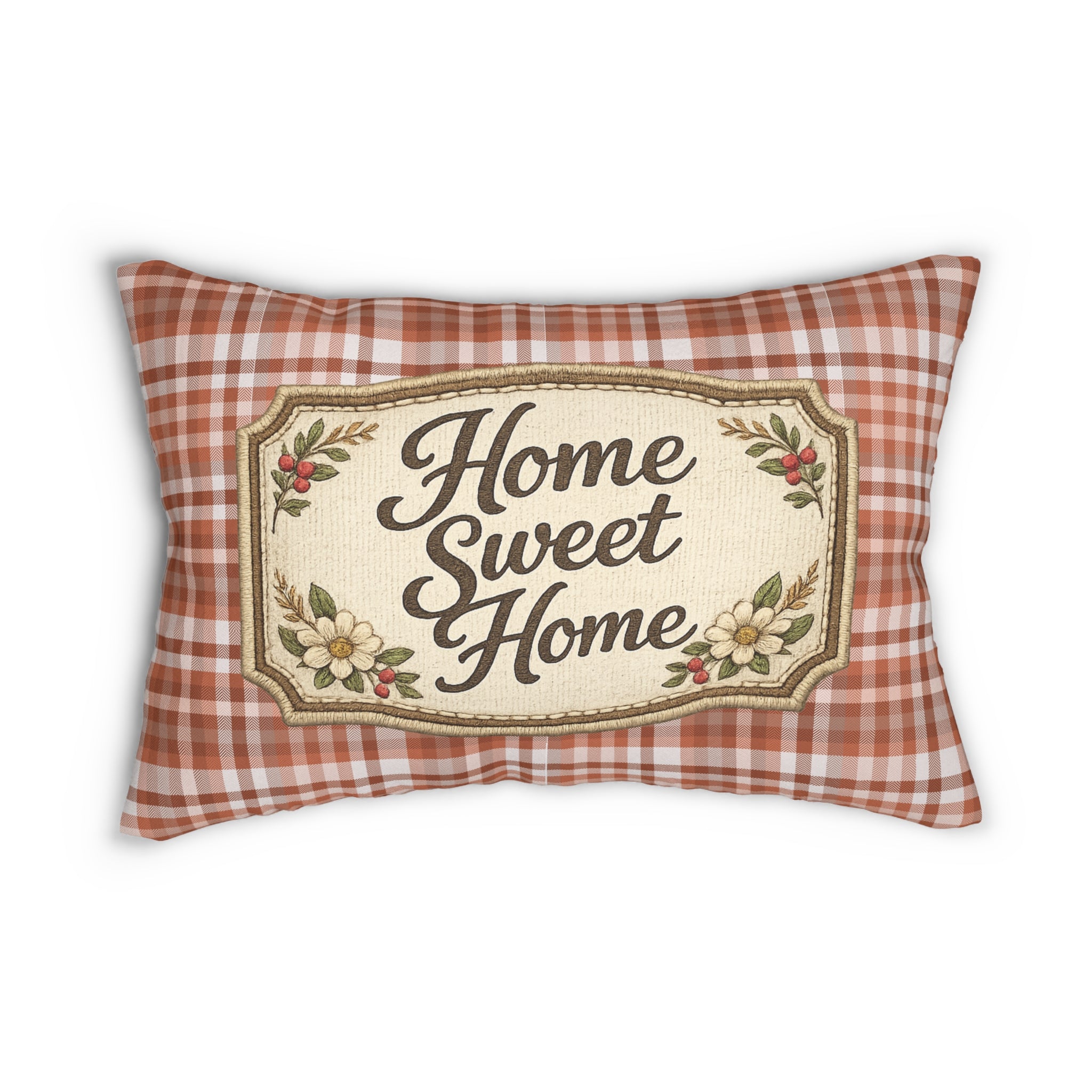 Old Soul Harvest™ Harvest Gingham Lumbar Pillow - Lumbar Pillow from the Old Soul Harvest Campfire Circle collection