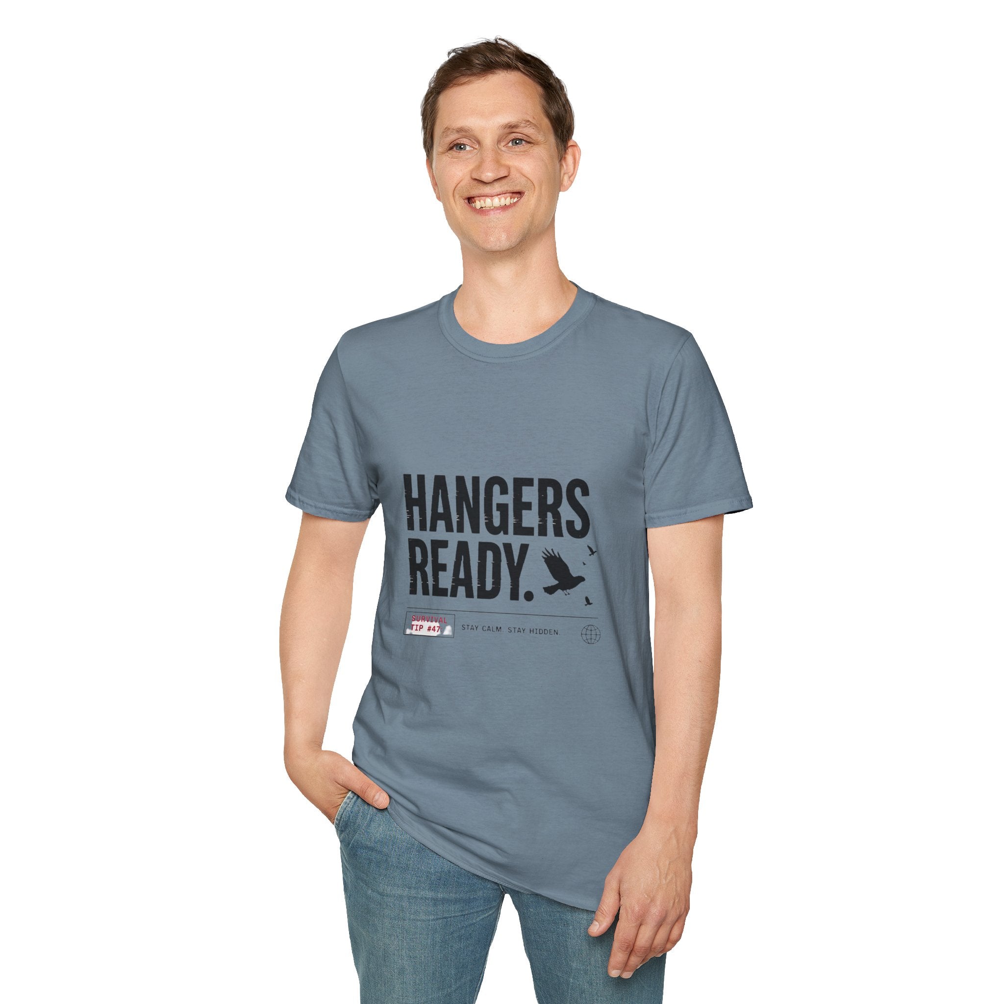 Hangers Ready T-Shirt – Casual Graphic Tee for Birdwatchers & Outdoor Fans - Creations by Chris and Carlos