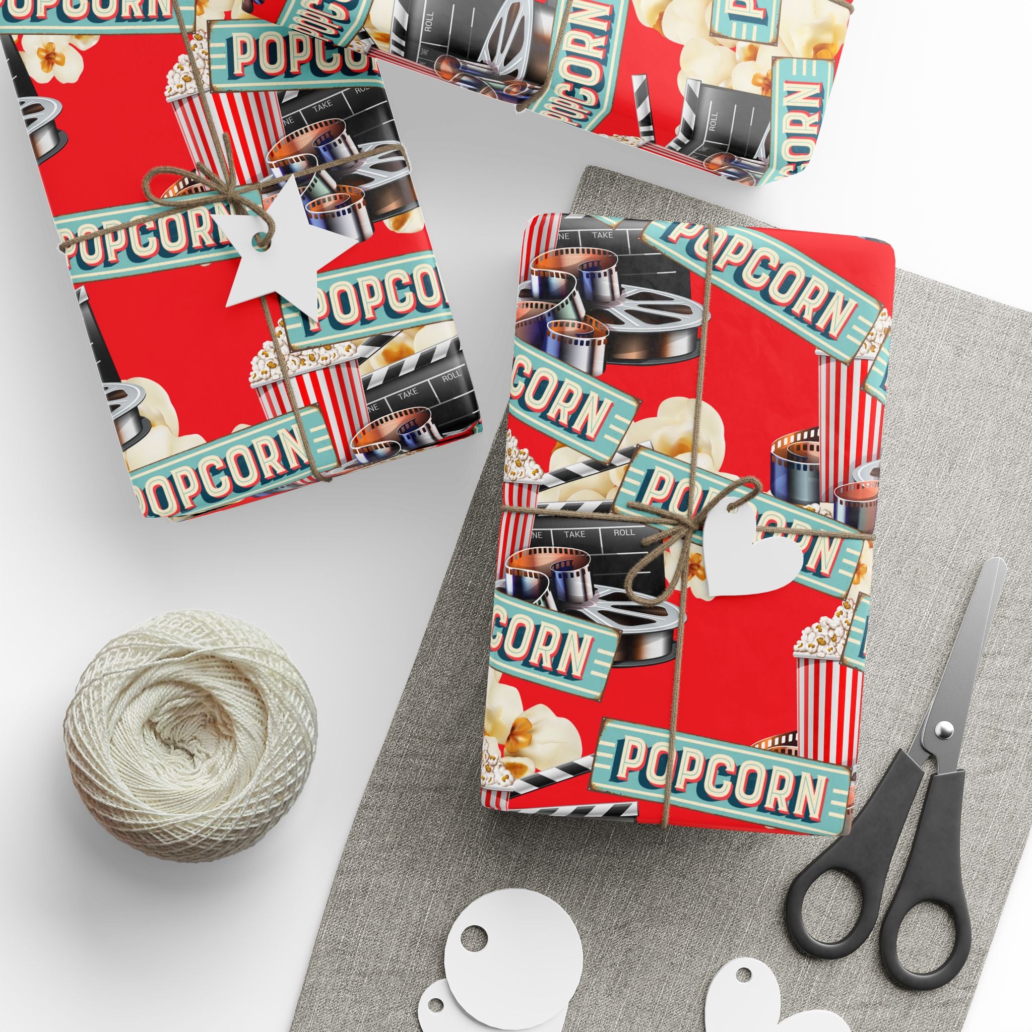 Aisle 5 Dreams- Colorful Wrapping Popcorn Papers for Holidays, Gift Wrap for Birthdays, Unique Seasonal Gift Wrap, Fun Gift Wrap for Any Occasion, Cheerful [...] - Creations by Chris and Carlos