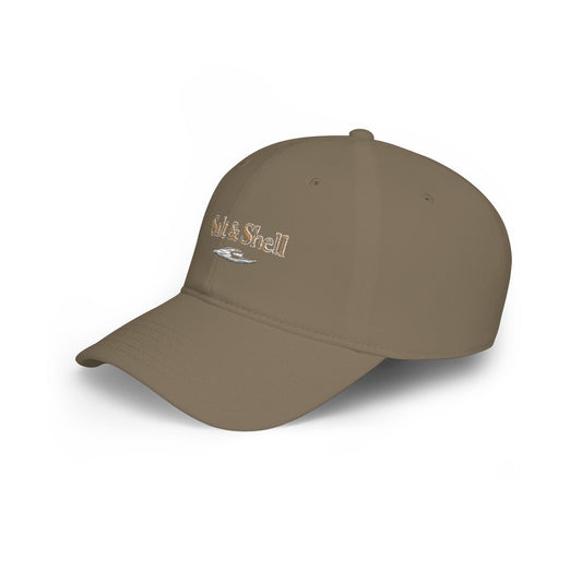 Low Profile Baseball Cap — Subtle Sequin 'Salt Life' Beach Hat - Creations by Chris and Carlos