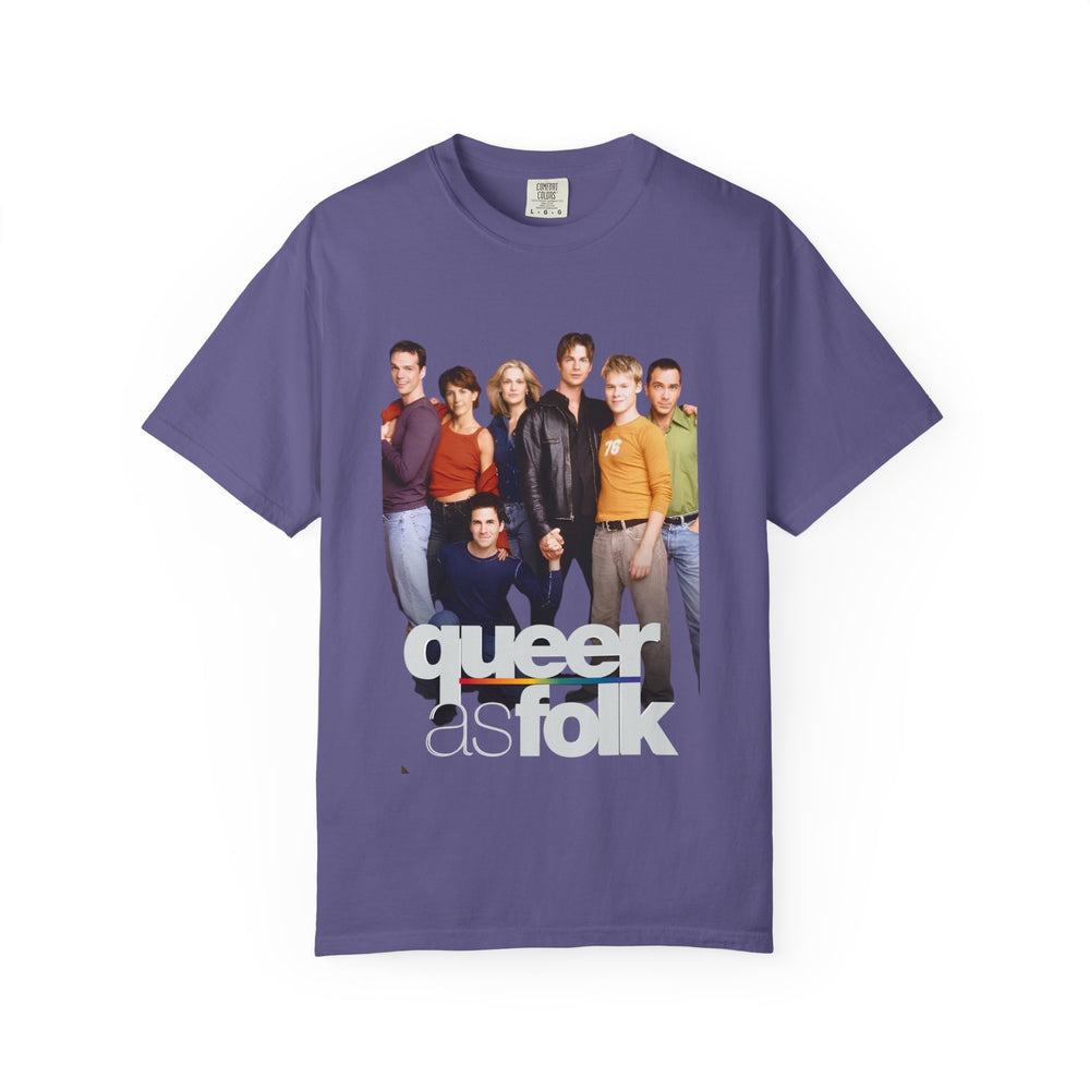 Queer as Folk Cast Graphic T-Shirt — Retro TV Fan Tee