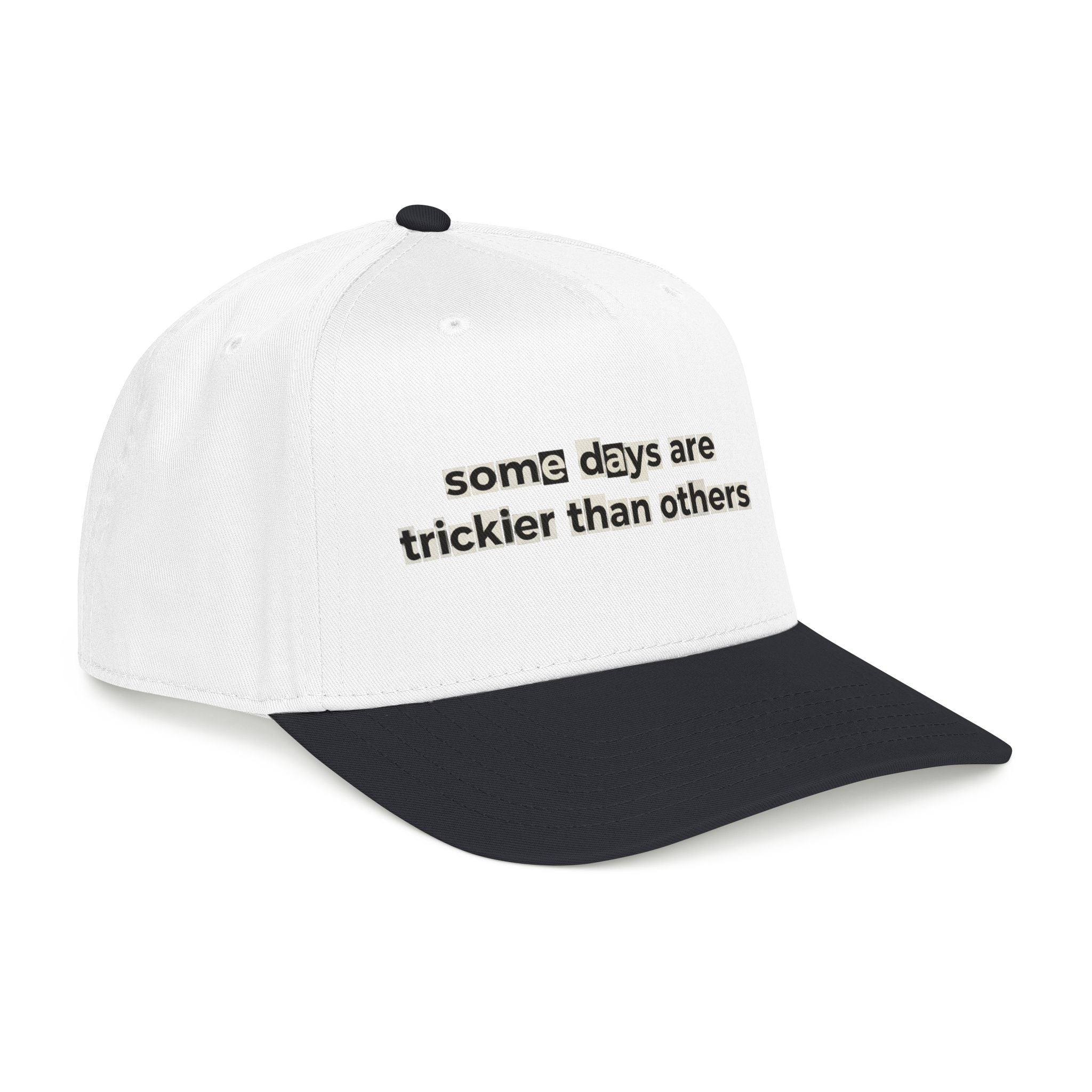Baseball Cap — "Some Days Are Trickier Than Others" Patch - Creations by Chris and Carlos