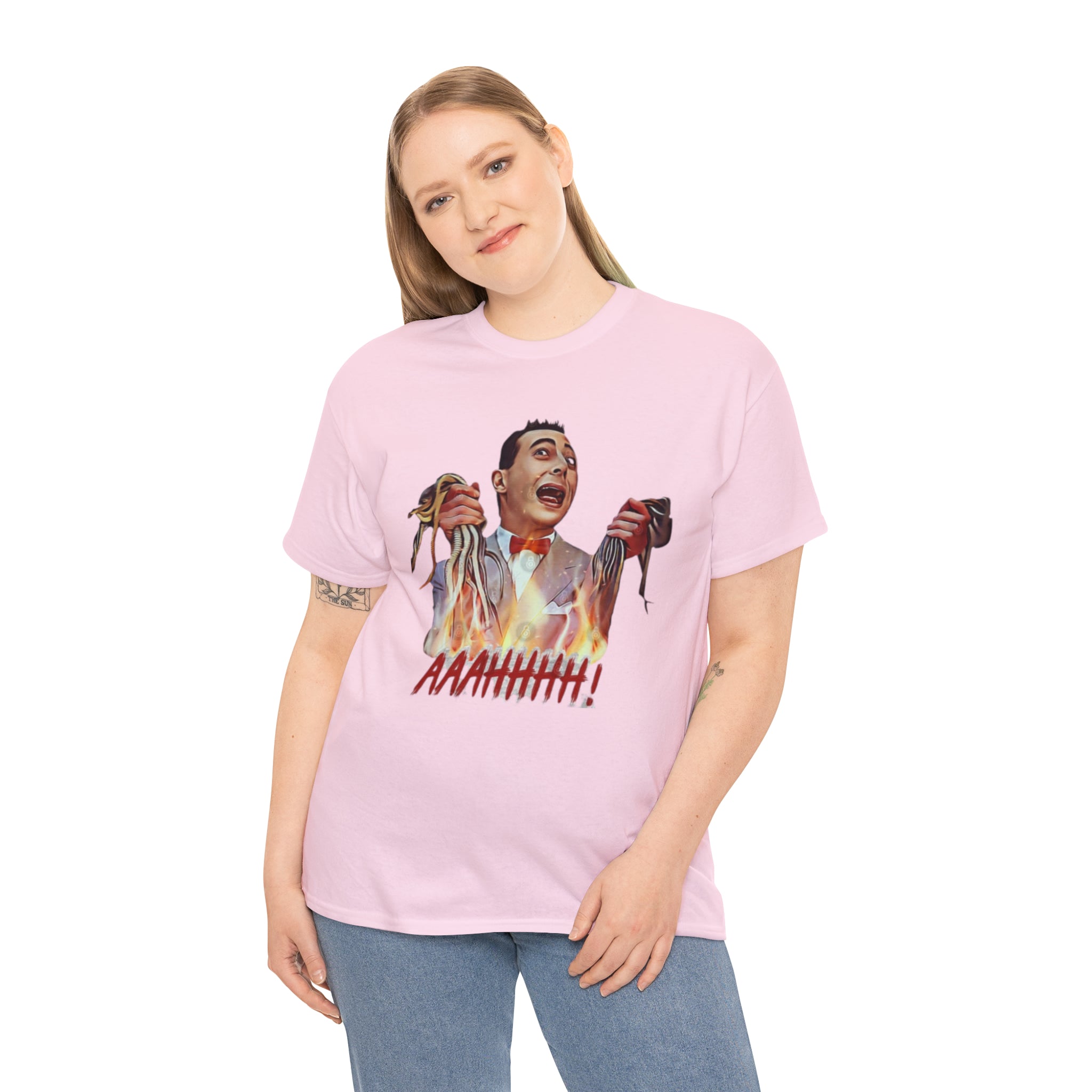 Pee Wee Herman-  Unisex Heavy Cotton T-Shirt - Creations by Chris and Carlos