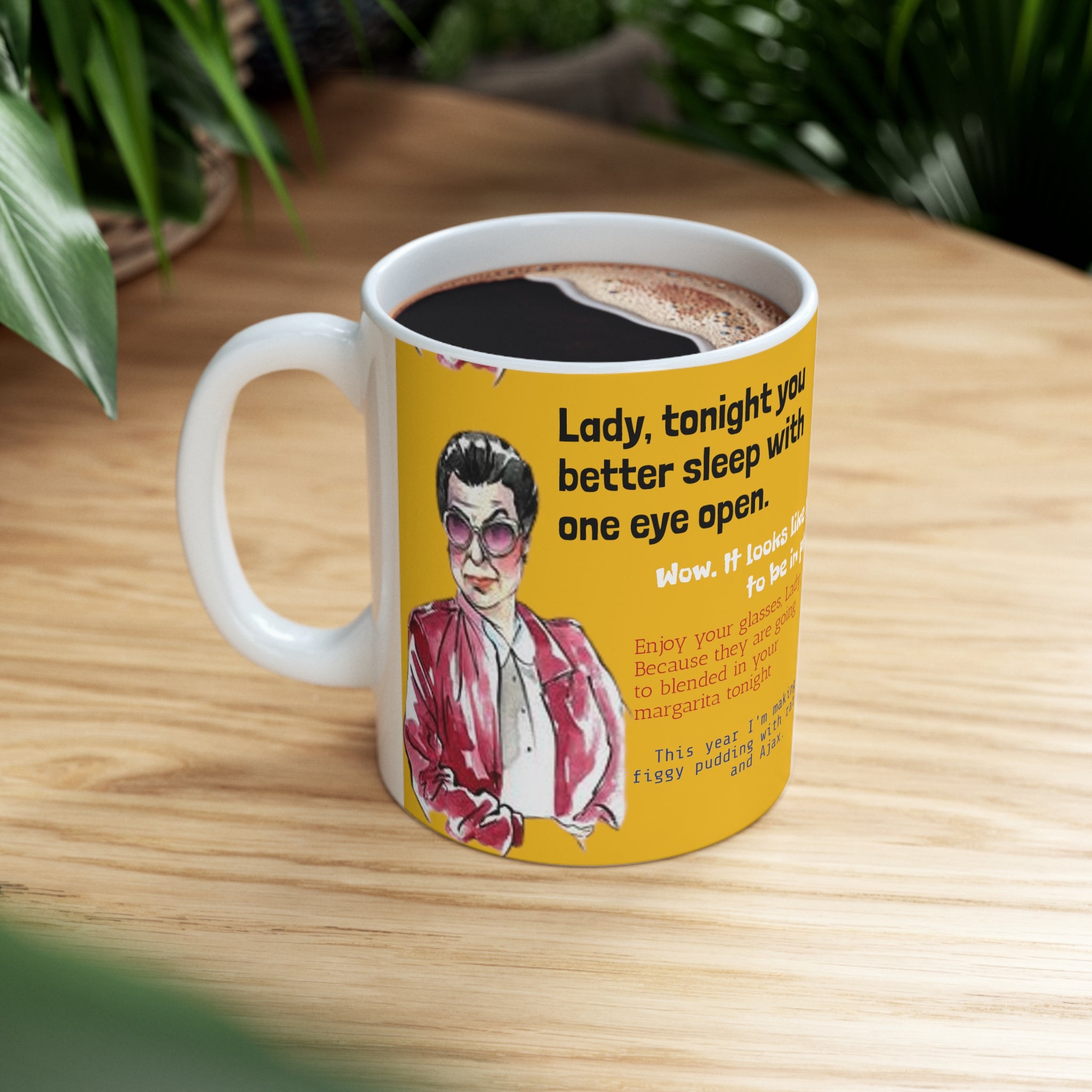 Will and Grace Rosario Quotes-  White Ceramic Mug - Creations by Chris and Carlos