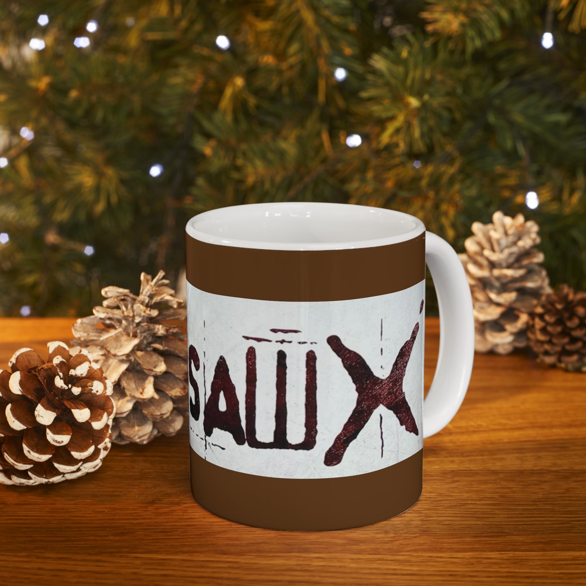 Saw X Movie-  White Ceramic Mug - Creations by Chris and Carlos