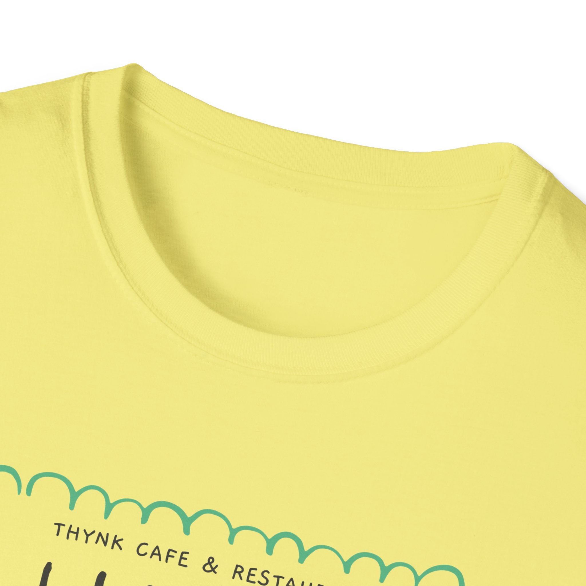 Happy Hours T-Shirt — Illustration of Friends Drinking at Cafe - Creations by Chris and Carlos