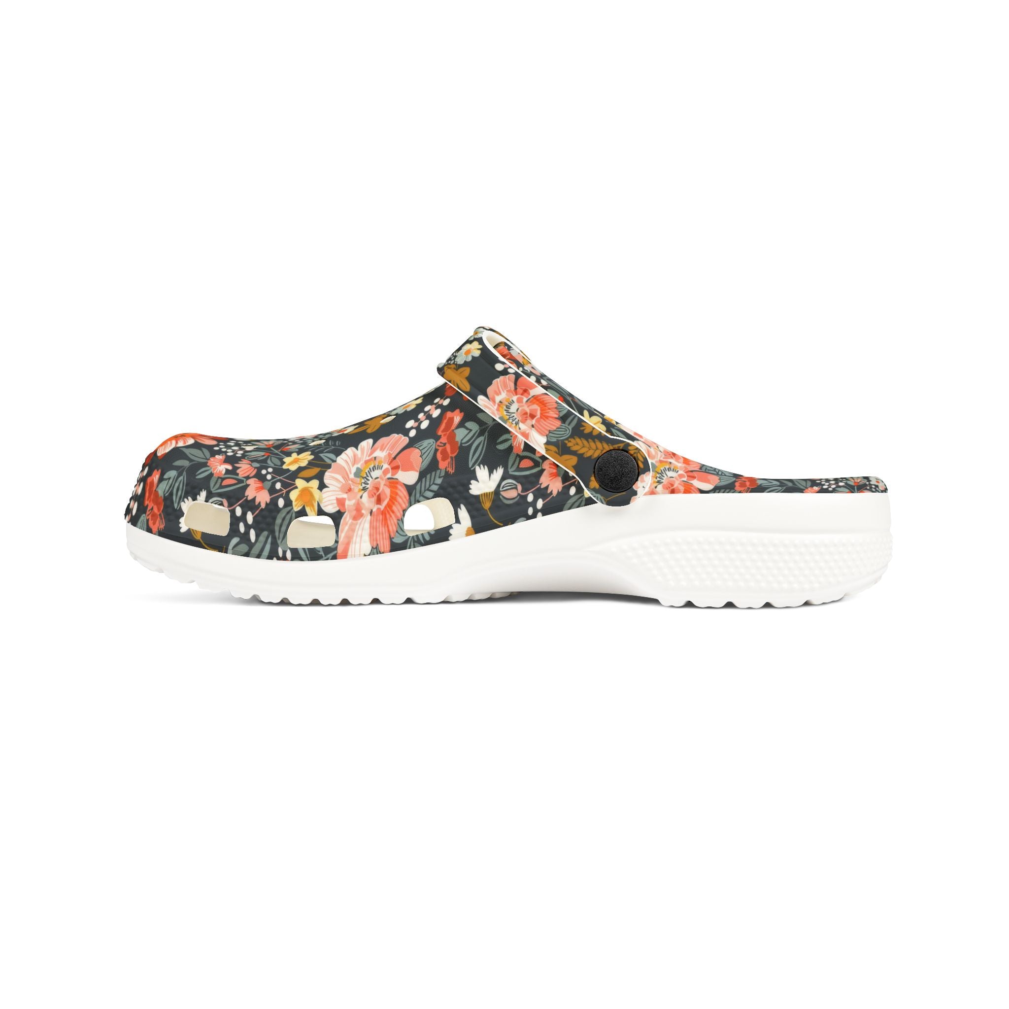 Floral Garden EVA Clogs — Lightweight Waterproof Slip-On Shoes - Creations by Chris and Carlos