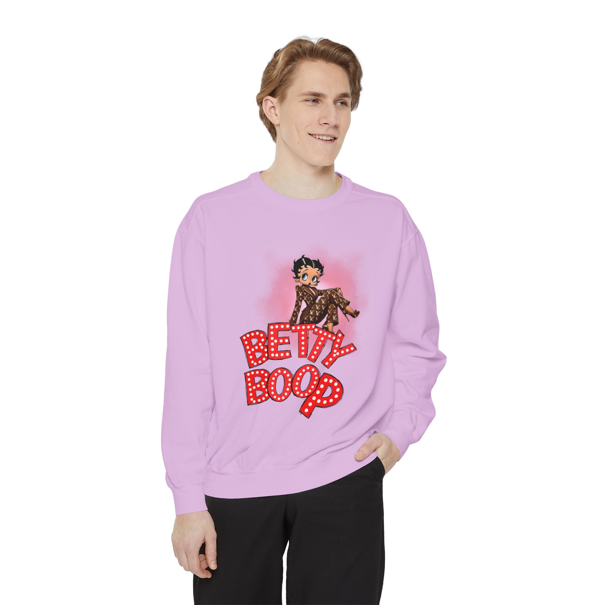 Betty Boop Retro Logo Sweatshirt - Creations by Chris and Carlos