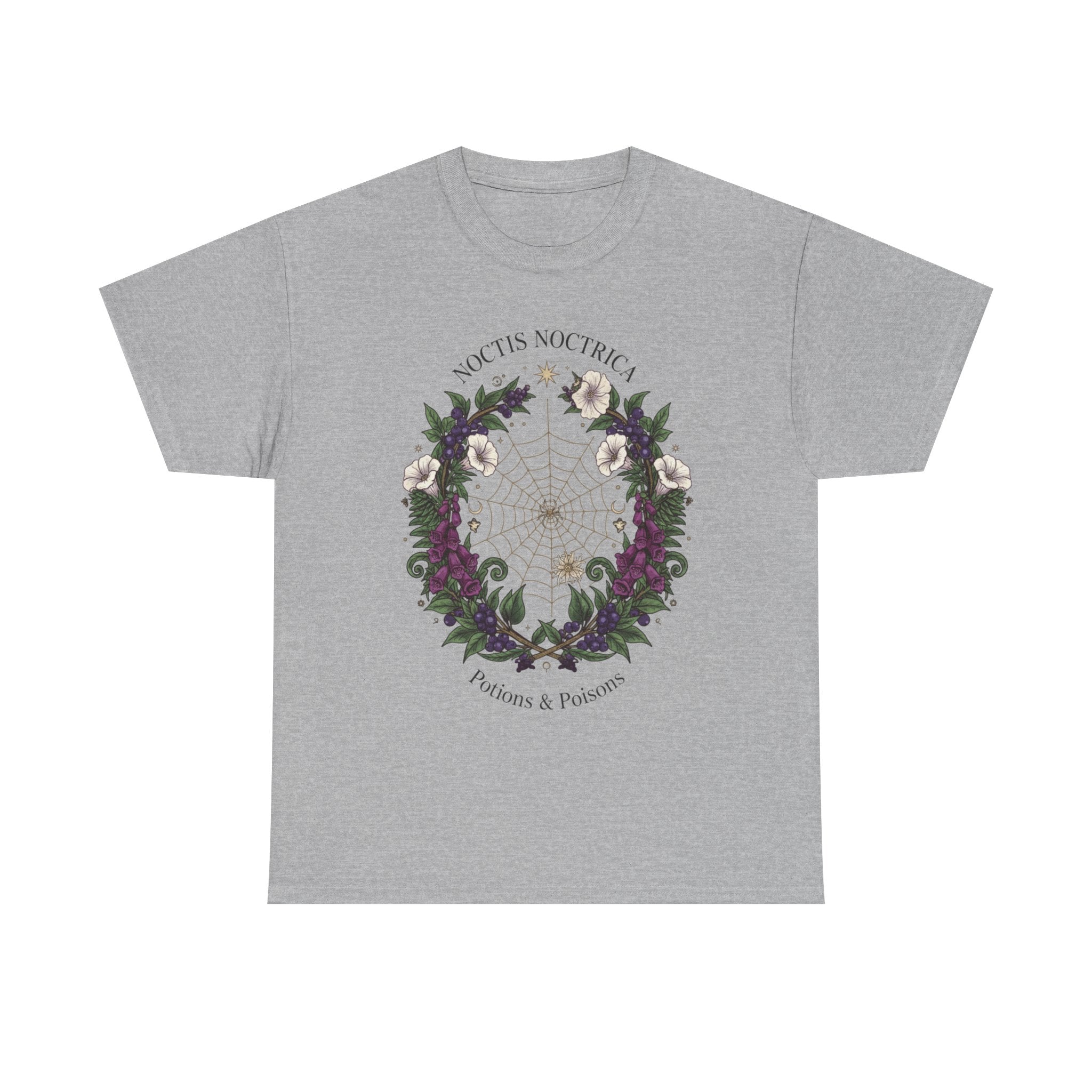 Floral Dreamcatcher Tee — "Noctis Noctraq" Protection & Purification T-Shirt - Creations by Chris and Carlos