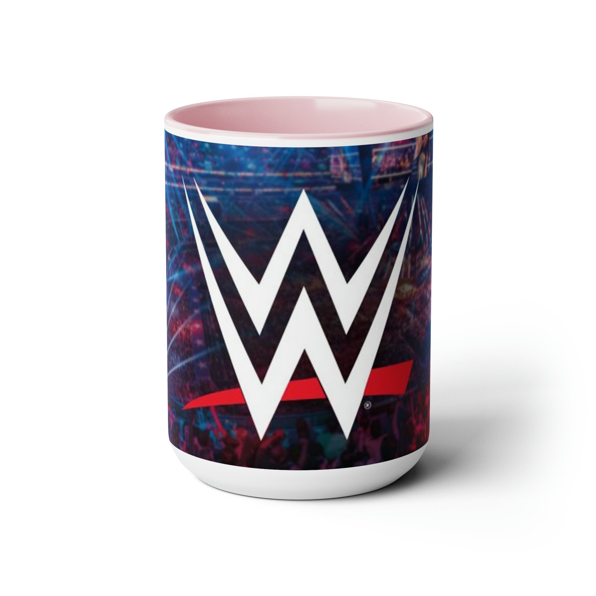 WWE- Logo White Ceramic Mug - Creations by Chris and Carlos