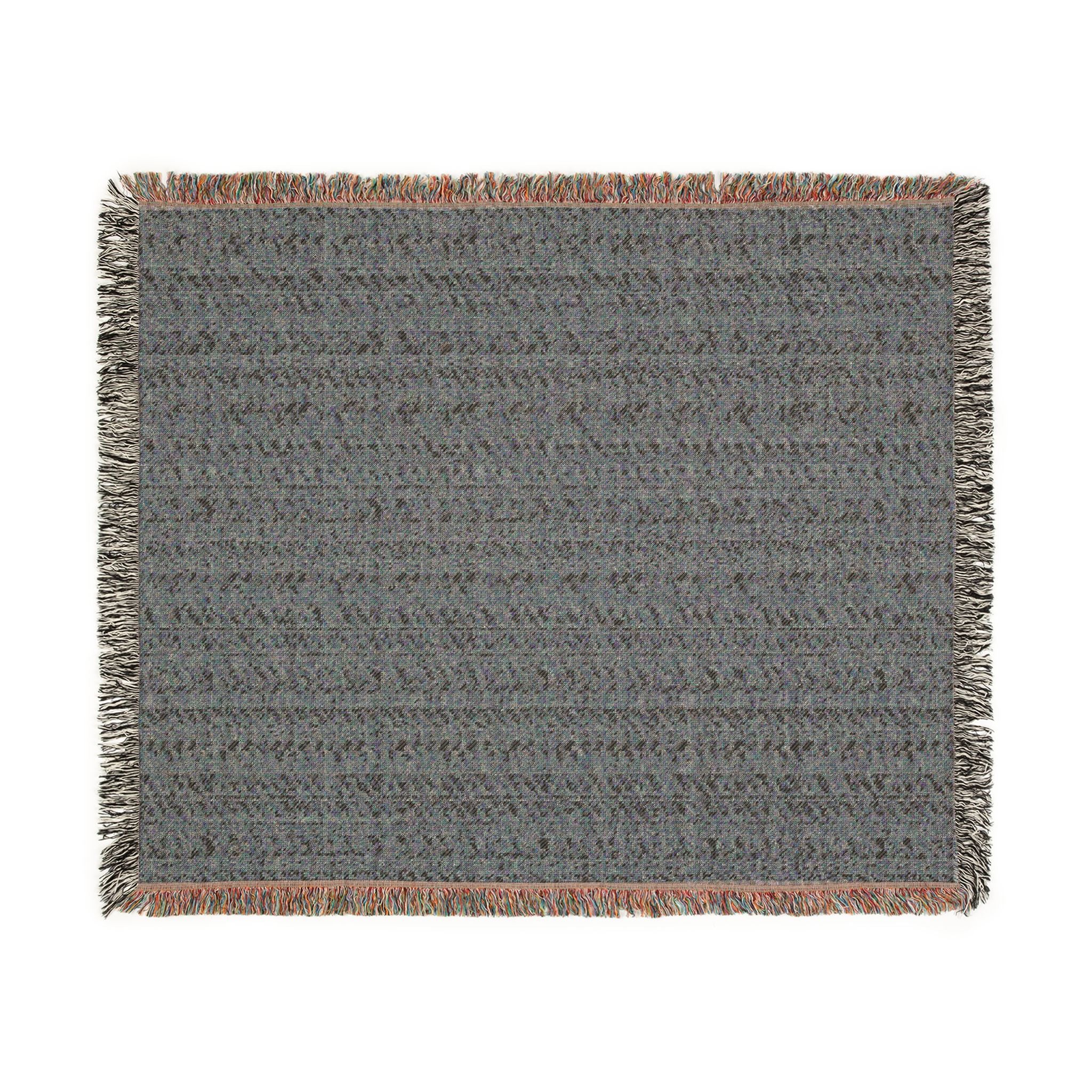 Plumstead Manor Textured Woven Throw Blanket — Reversible Striped Fringe Accent - Creations by Chris and Carlos