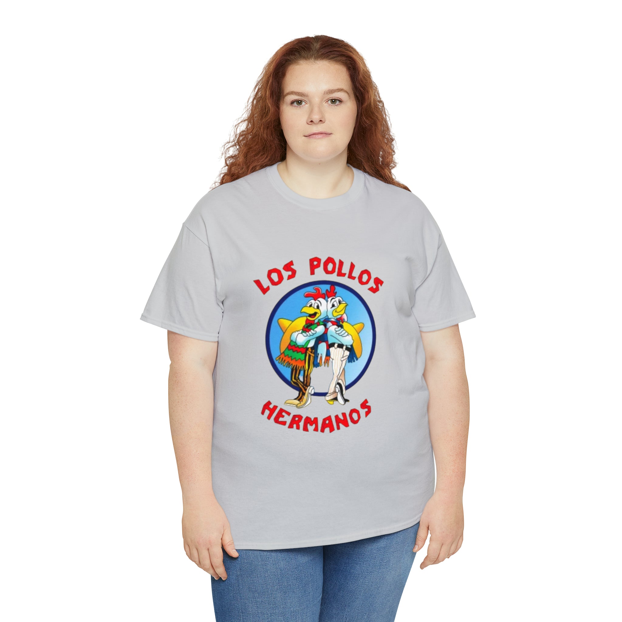Pollos- Unisex Heavy Cotton T-Shirt - Creations by Chris and Carlos