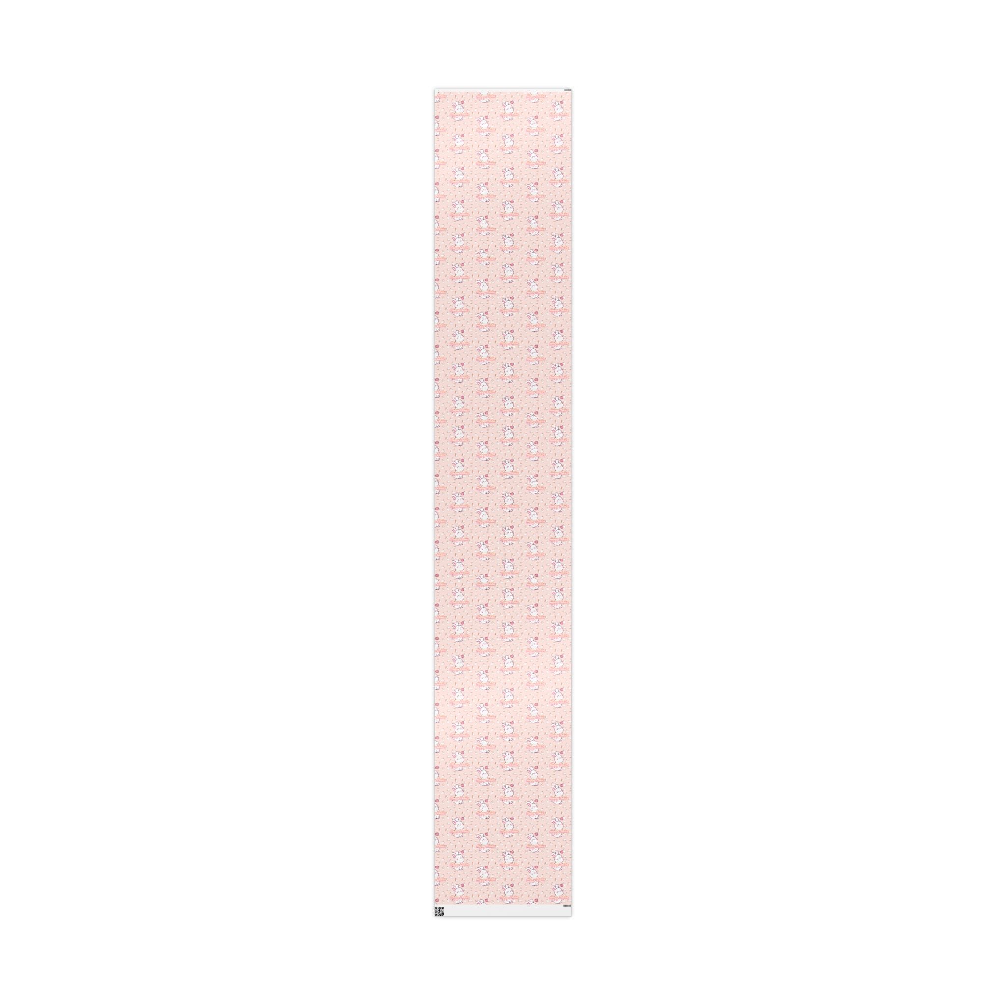 Easter Cute Bunny Pattern Wrapping Paper - Pastel Pink Love & Hearts Gift Wrap - Creations by Chris and Carlos