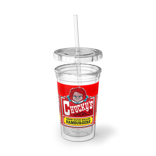 Chucky's Hamburgers- Suave Acrylic Cup - Creations by Chris and Carlos