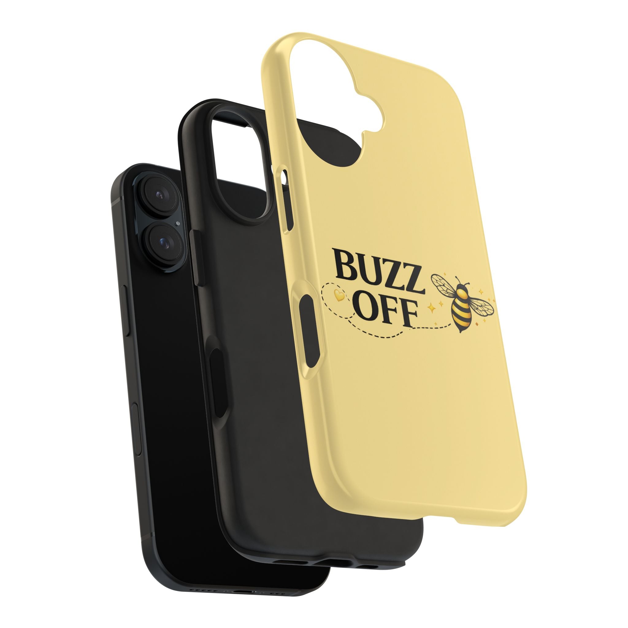 Buzz Off Bee Happy Always Phone Case - Creations by Chris and Carlos