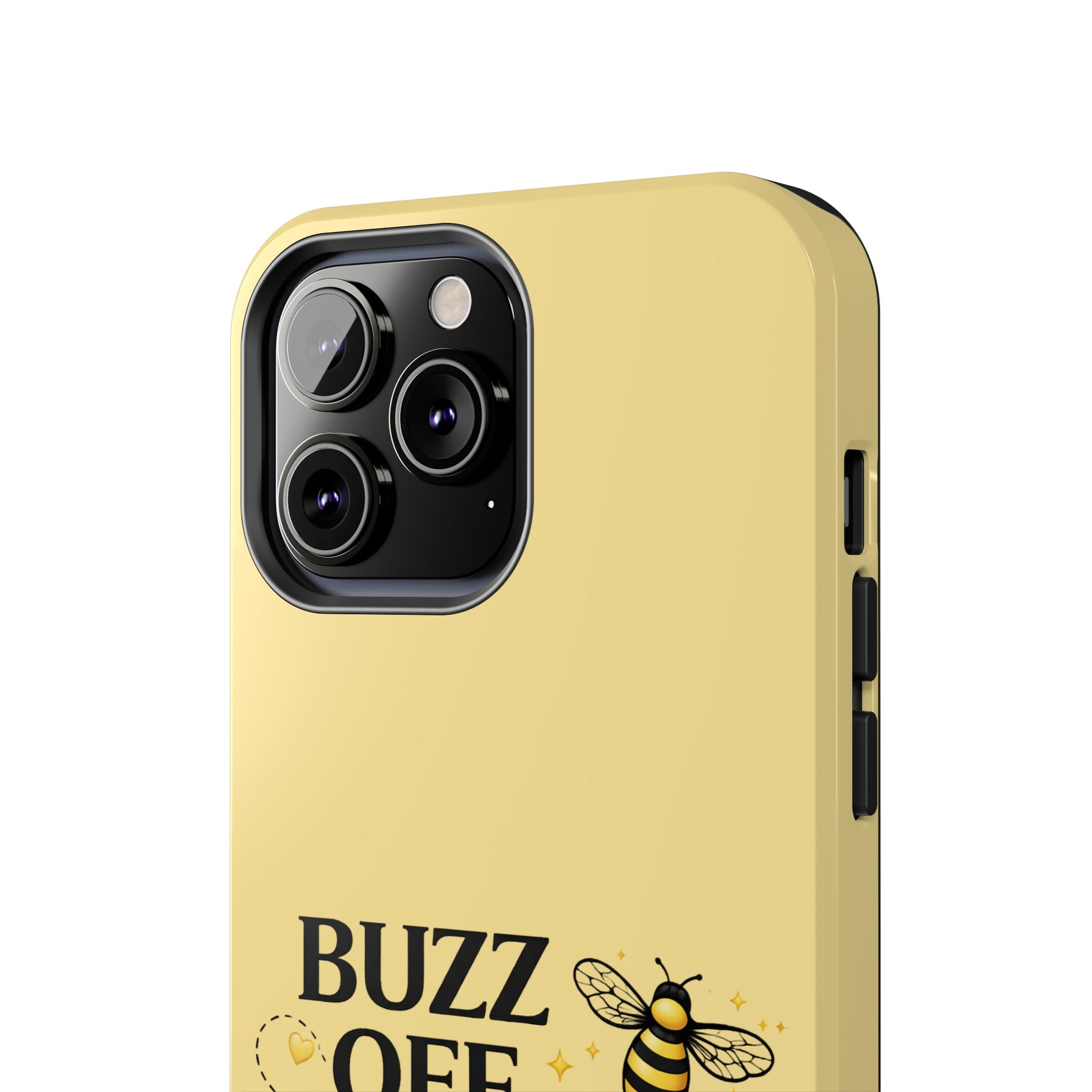 Buzz Off Bee Happy Always Phone Case - Creations by Chris and Carlos