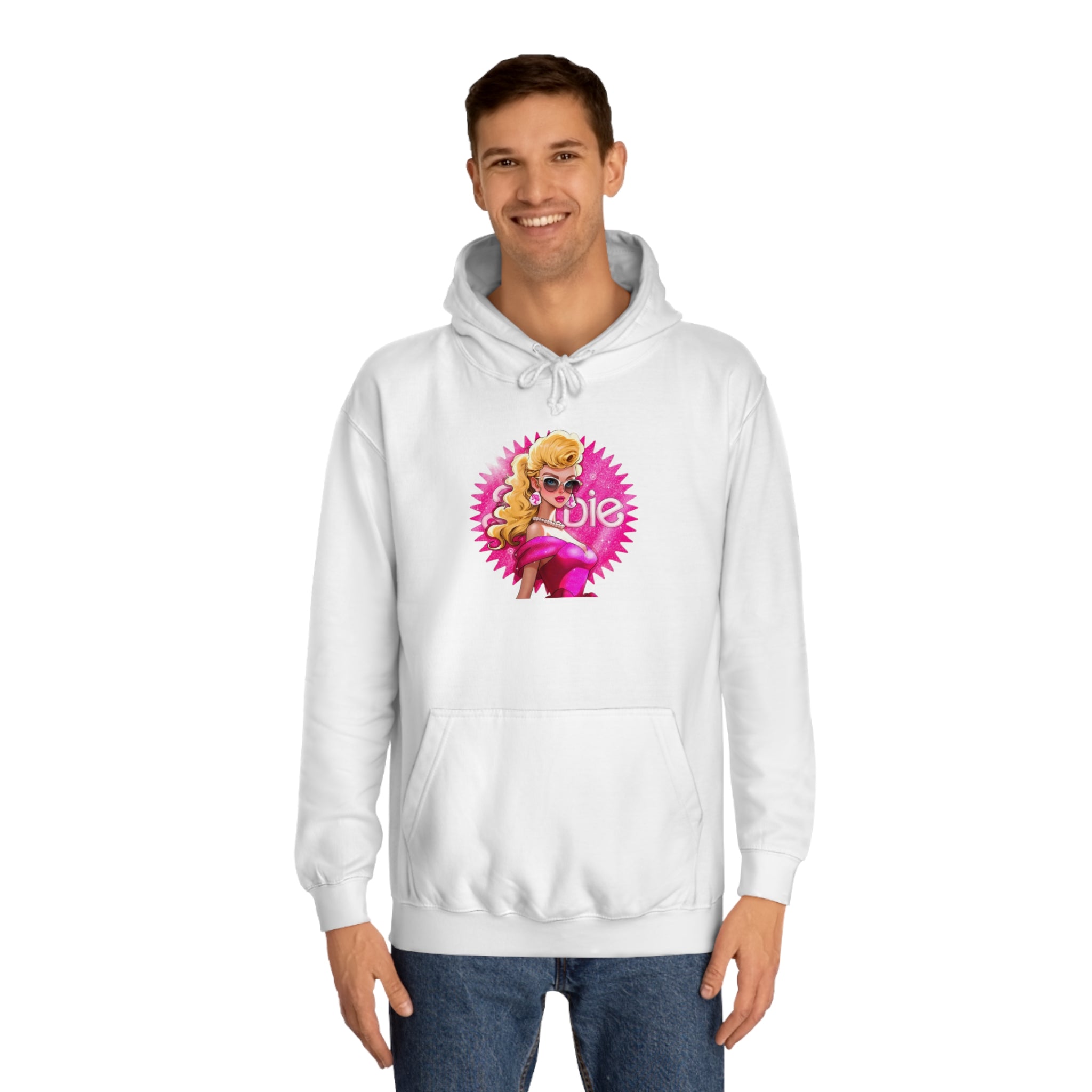 Barbie- Unisex College Hoodie - Creations by Chris and Carlos