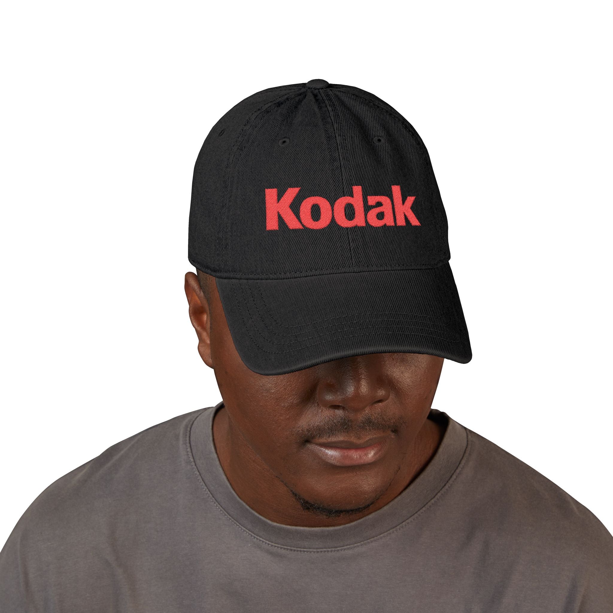 Kodak Embroidered Denim Hat - Vintage Logo Cap - Creations by Chris and Carlos