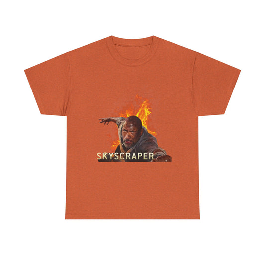 Skyscraper Rescue Tee — Action Movie Inspired Graphic T‑Shirt - Creations by Chris and Carlos