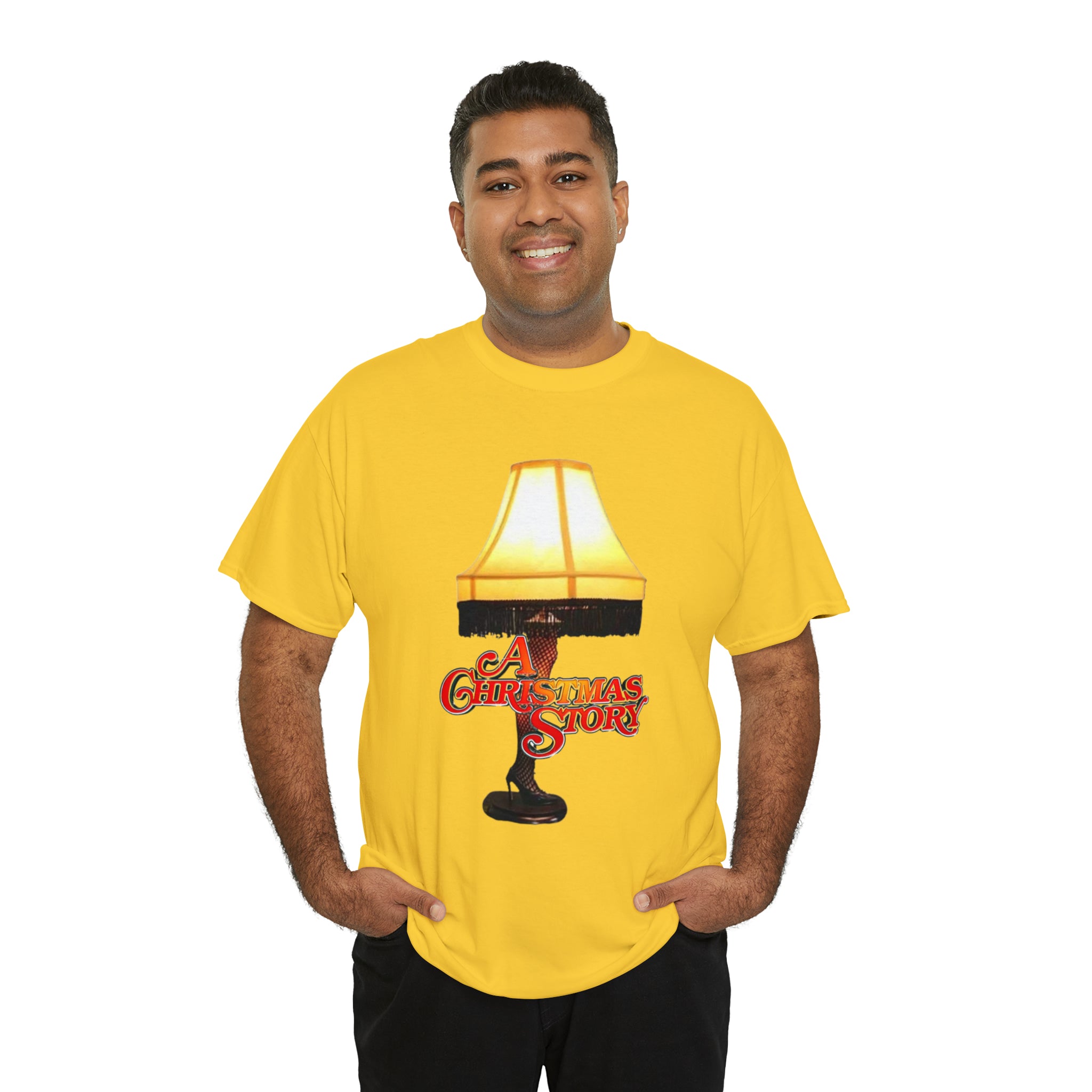 A Christmas Story- Leg Lamp Unisex Heavy Cotton T-Shirt - Creations by Chris and Carlos