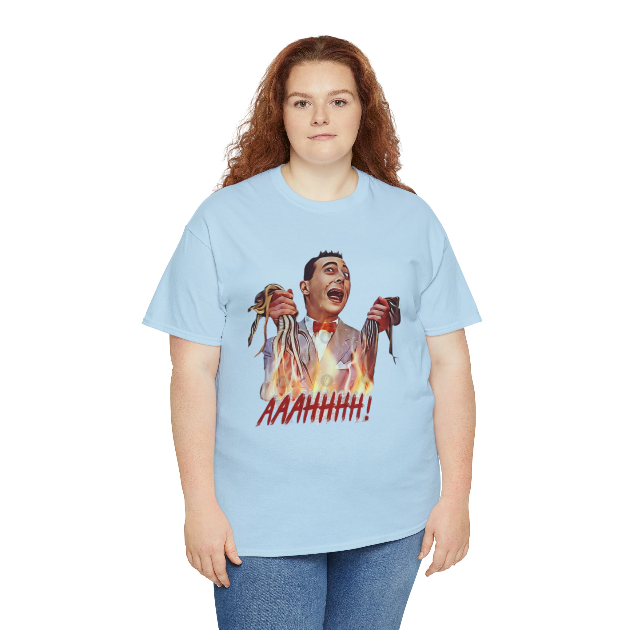 Pee Wee Herman-  Unisex Heavy Cotton T-Shirt - Creations by Chris and Carlos