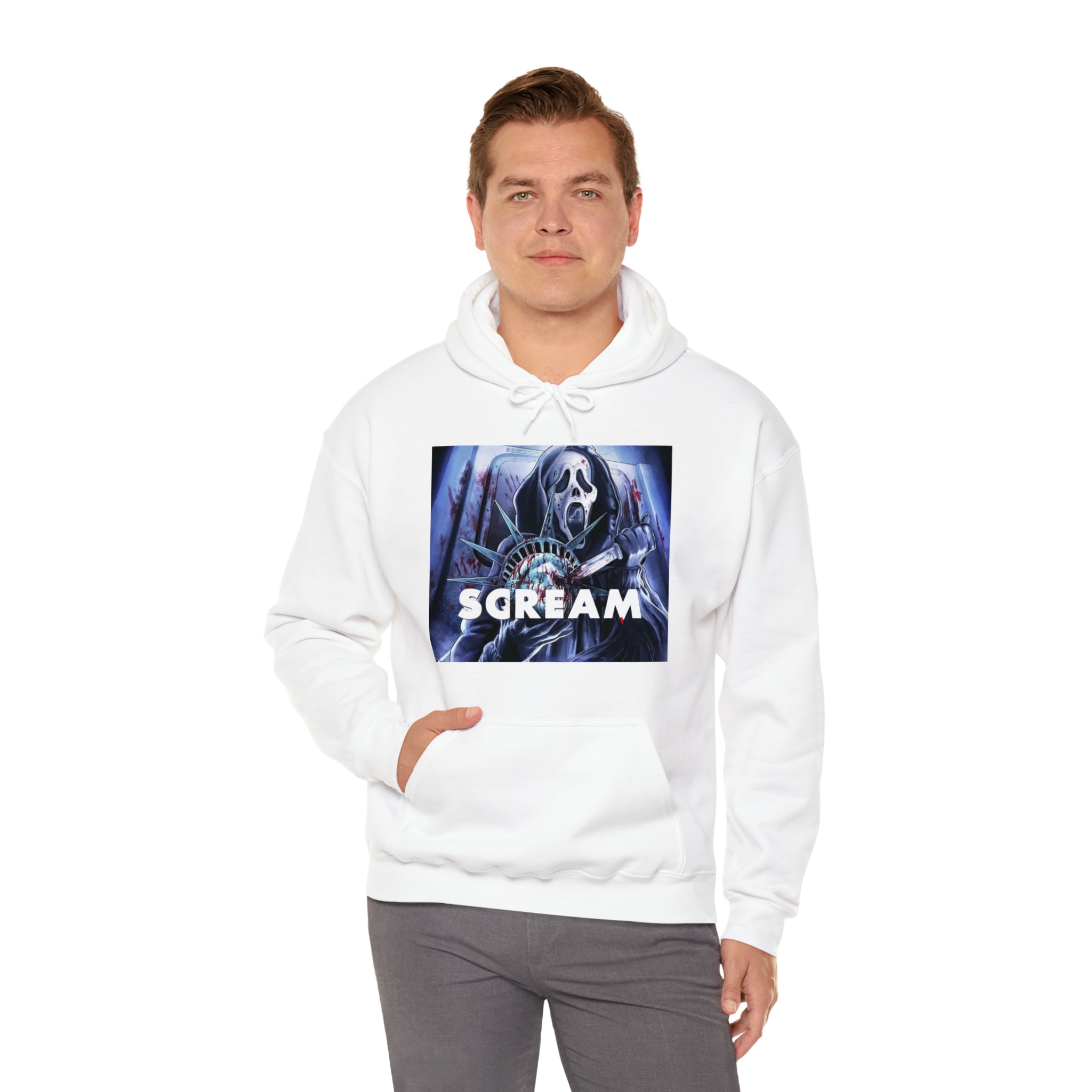 Scream- Unisex Heavy Blend™ Hooded Sweatshirt - Creations by Chris and Carlos