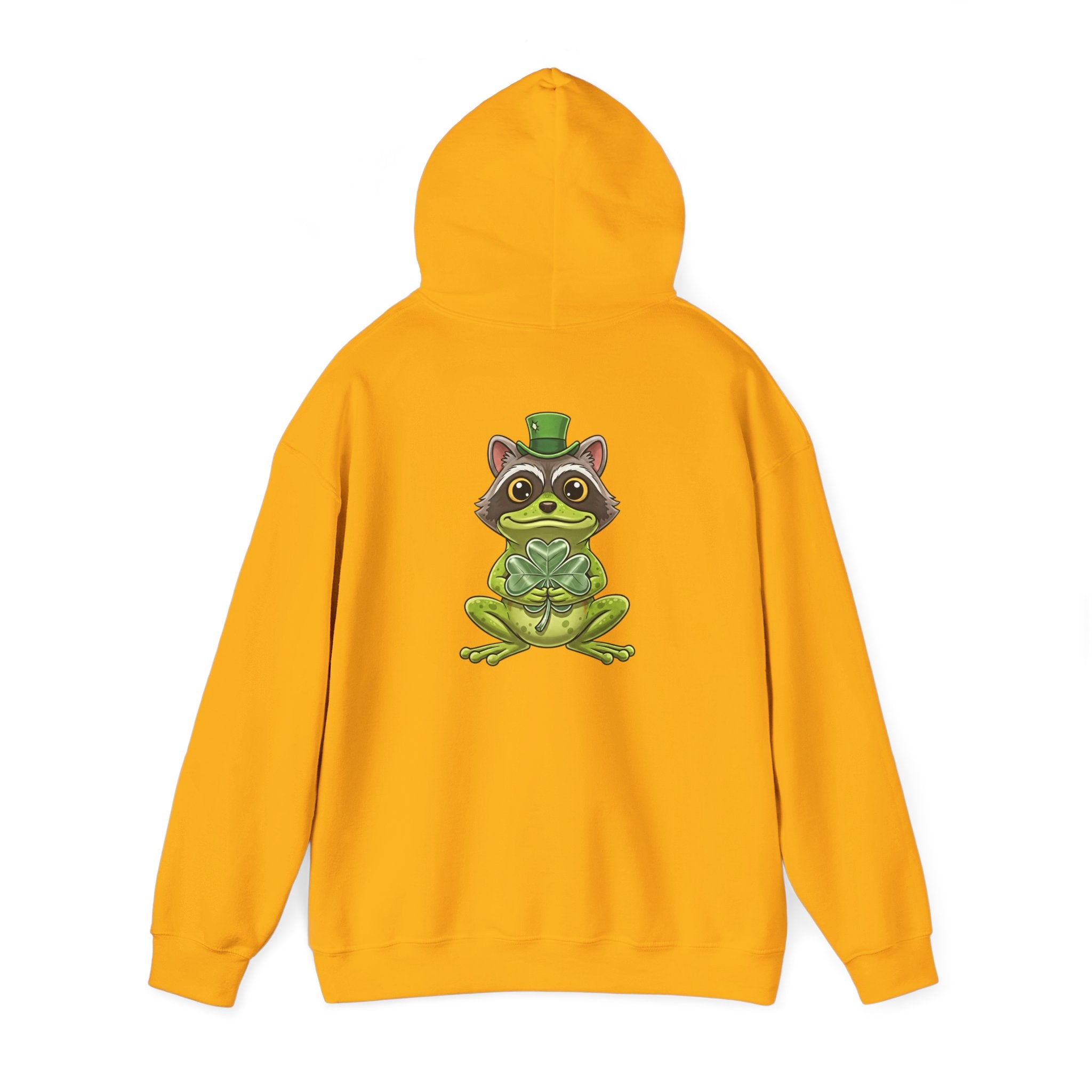 St. Paddy's Trash King Hoodie – Lucky Frog & Shamrock St. Patrick's Day Sweatshirt - Creations by Chris and Carlos