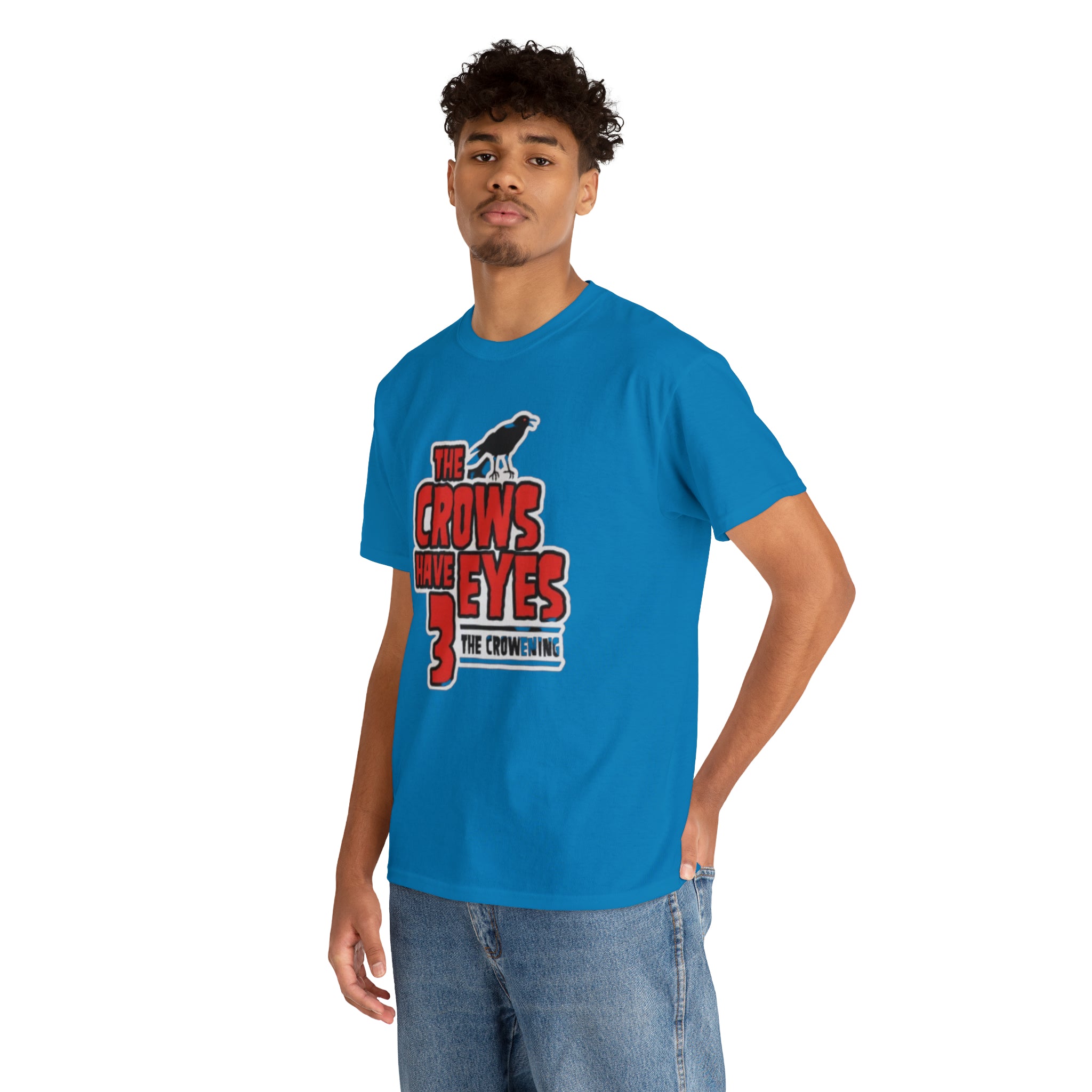 The Crows have eyes 3- Unisex Heavy Cotton T-Shirt - Creations by Chris and Carlos