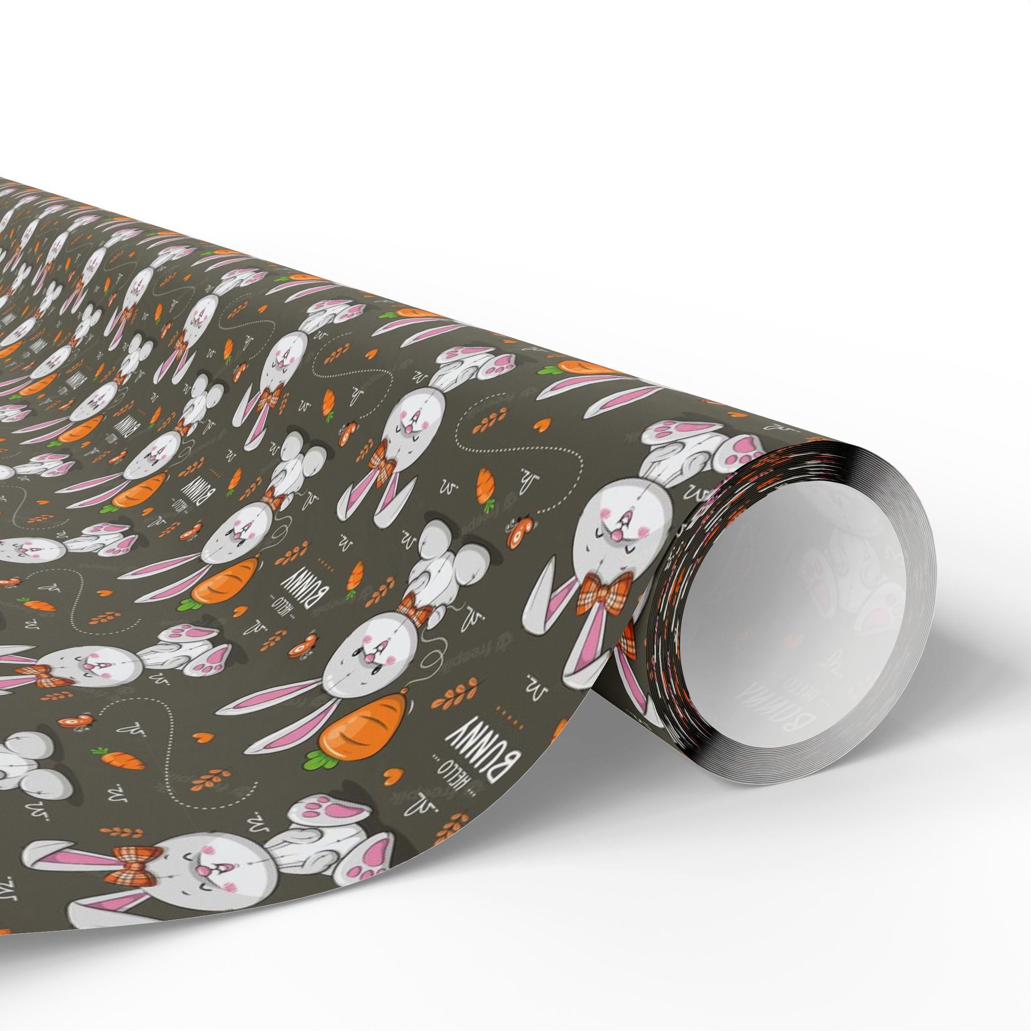 Bunny Pattern Wrapping Paper Roll — Cute Easter Gift Wrap - Creations by Chris and Carlos