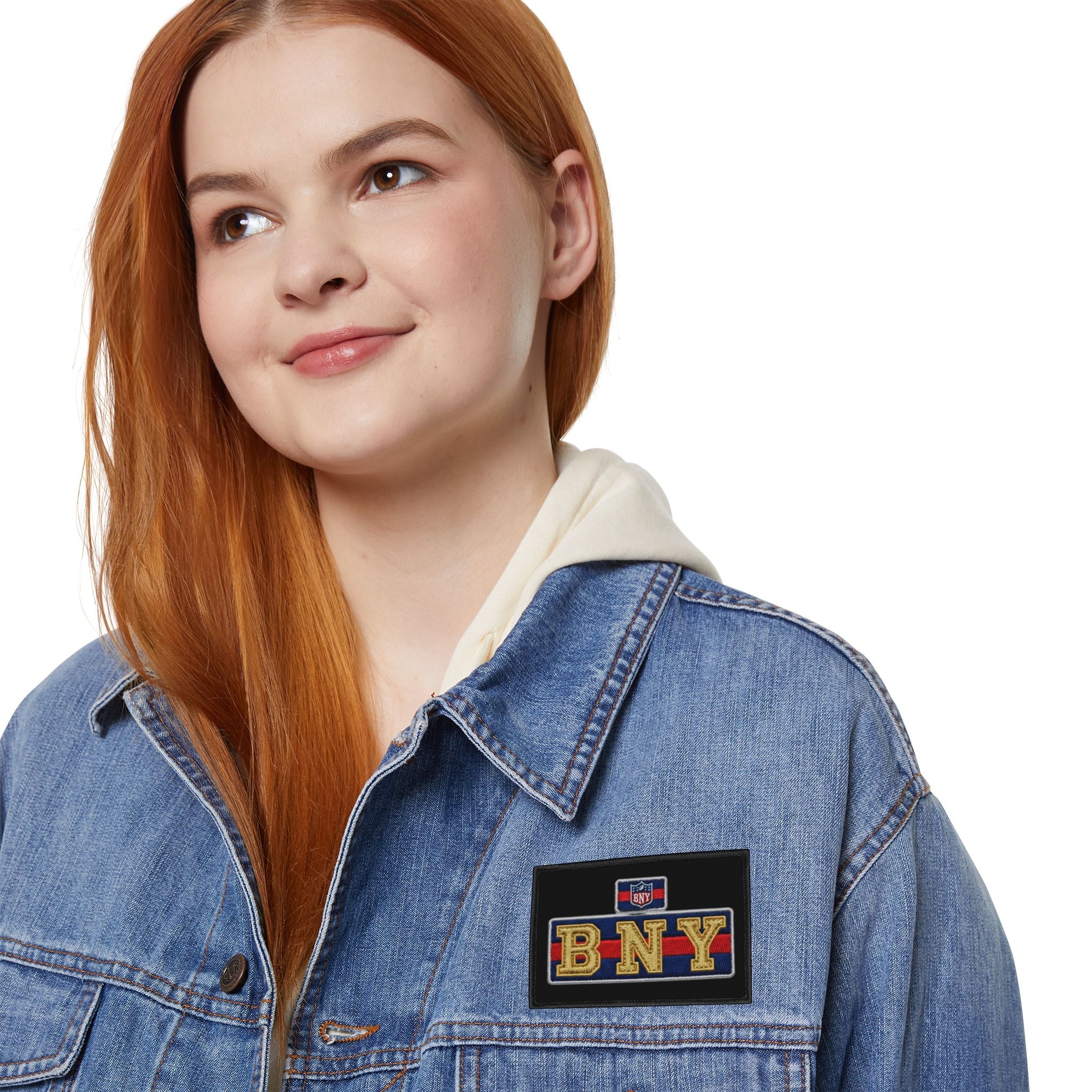 BNY Iron-On Patch — Retro Lettering Badge for Jackets, Bags & Denim - Creations by Chris and Carlos