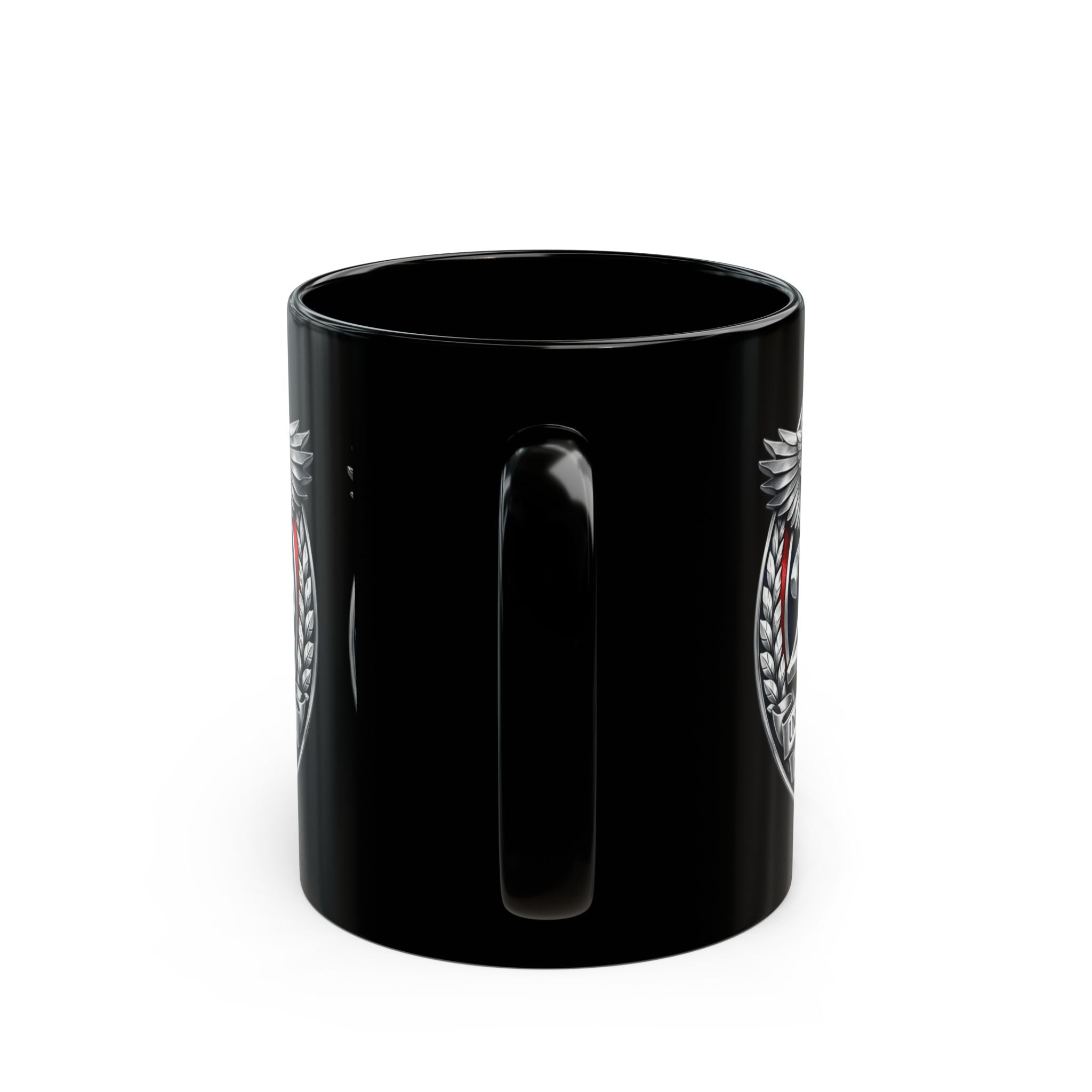 250th Anniversary Eagle Coffee Mug — United States Bicentennial Commemorative Black Mug (11oz, 15oz) - Creations by Chris and Carlos