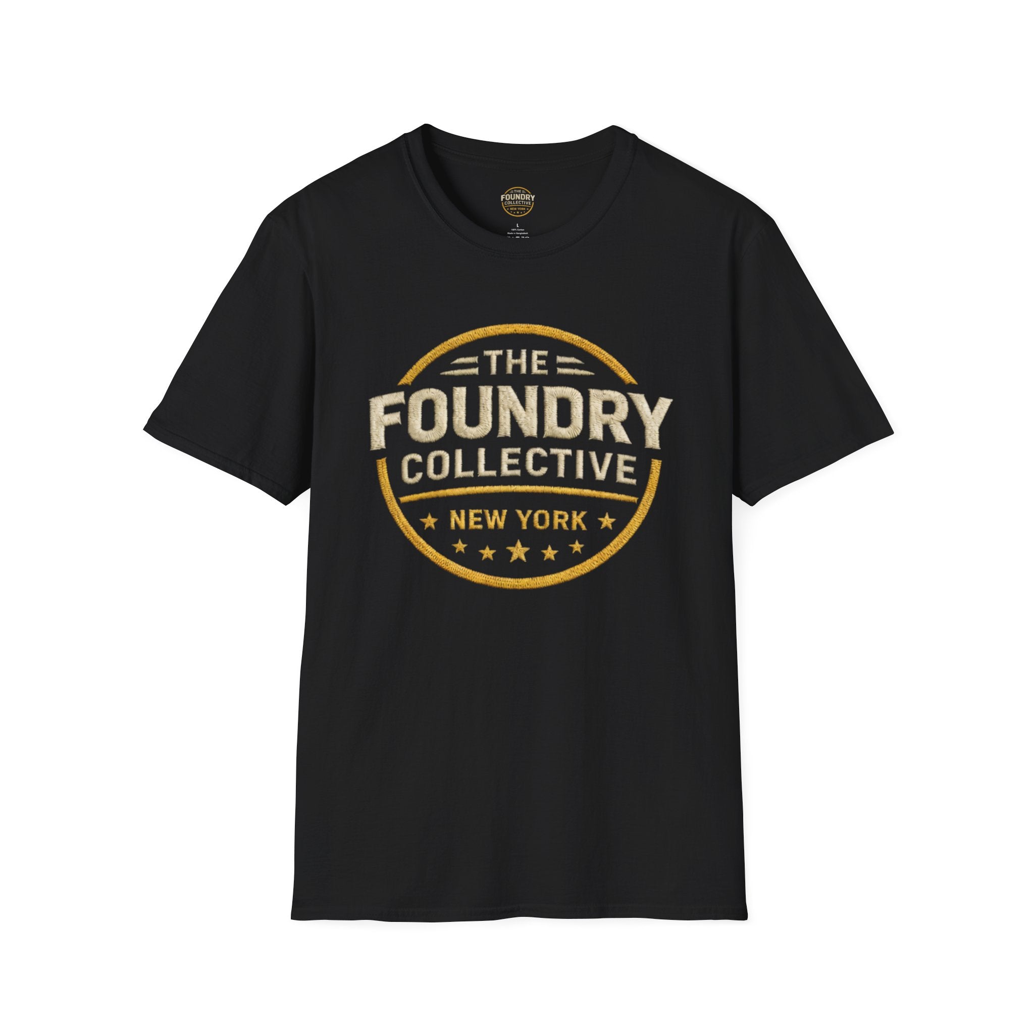 The Foundry Collective New York T-Shirt — Vintage Badge Logo Tee - Creations by Chris and Carlos