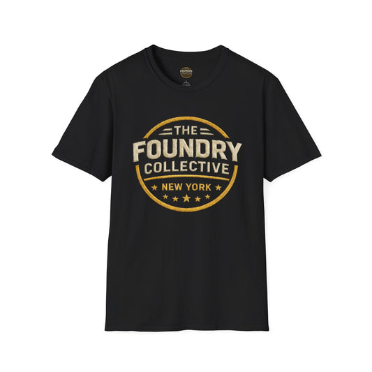 The Foundry Collective New York T-Shirt — Vintage Badge Logo Tee - Creations by Chris and Carlos