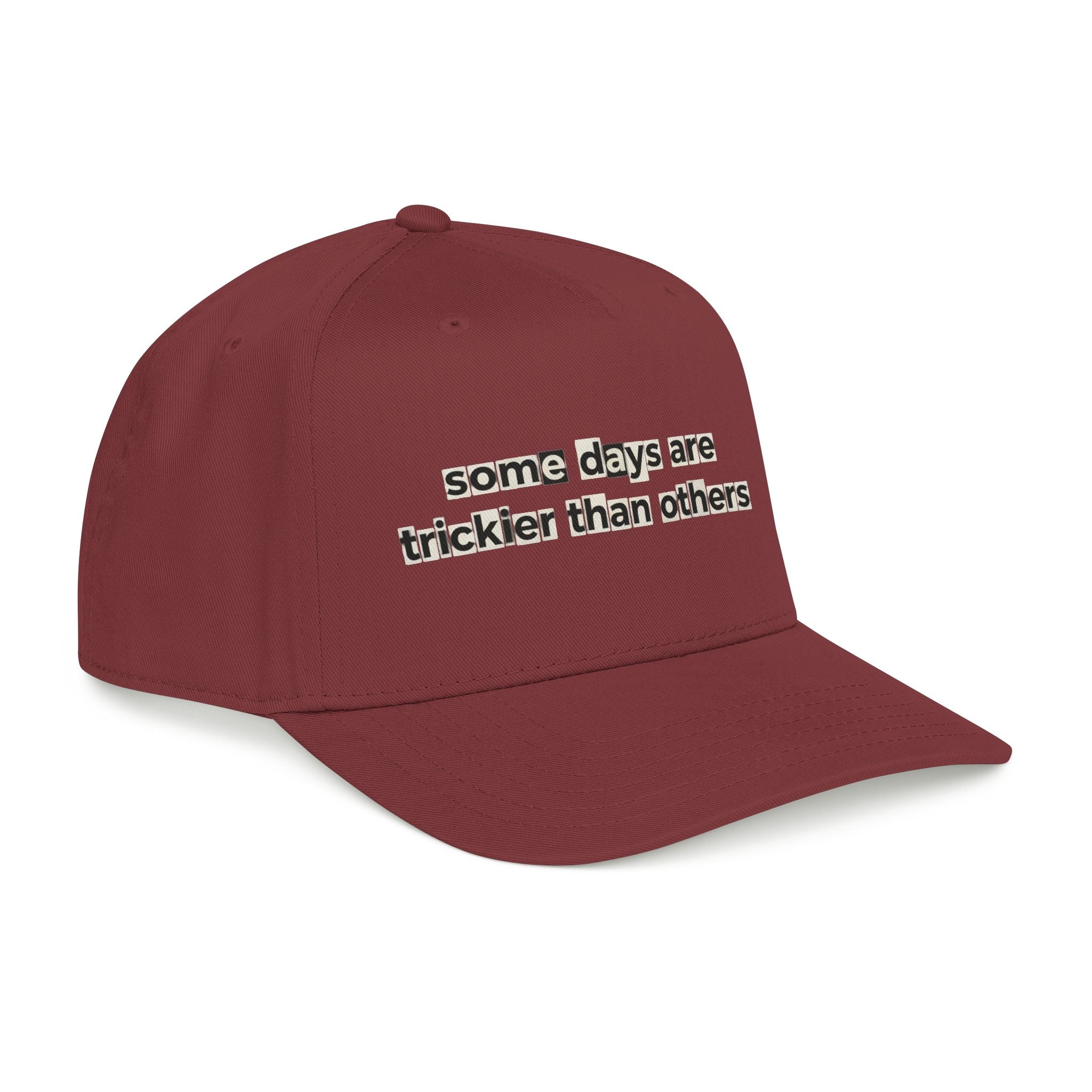 Baseball Cap — "Some Days Are Trickier Than Others" Patch - Creations by Chris and Carlos
