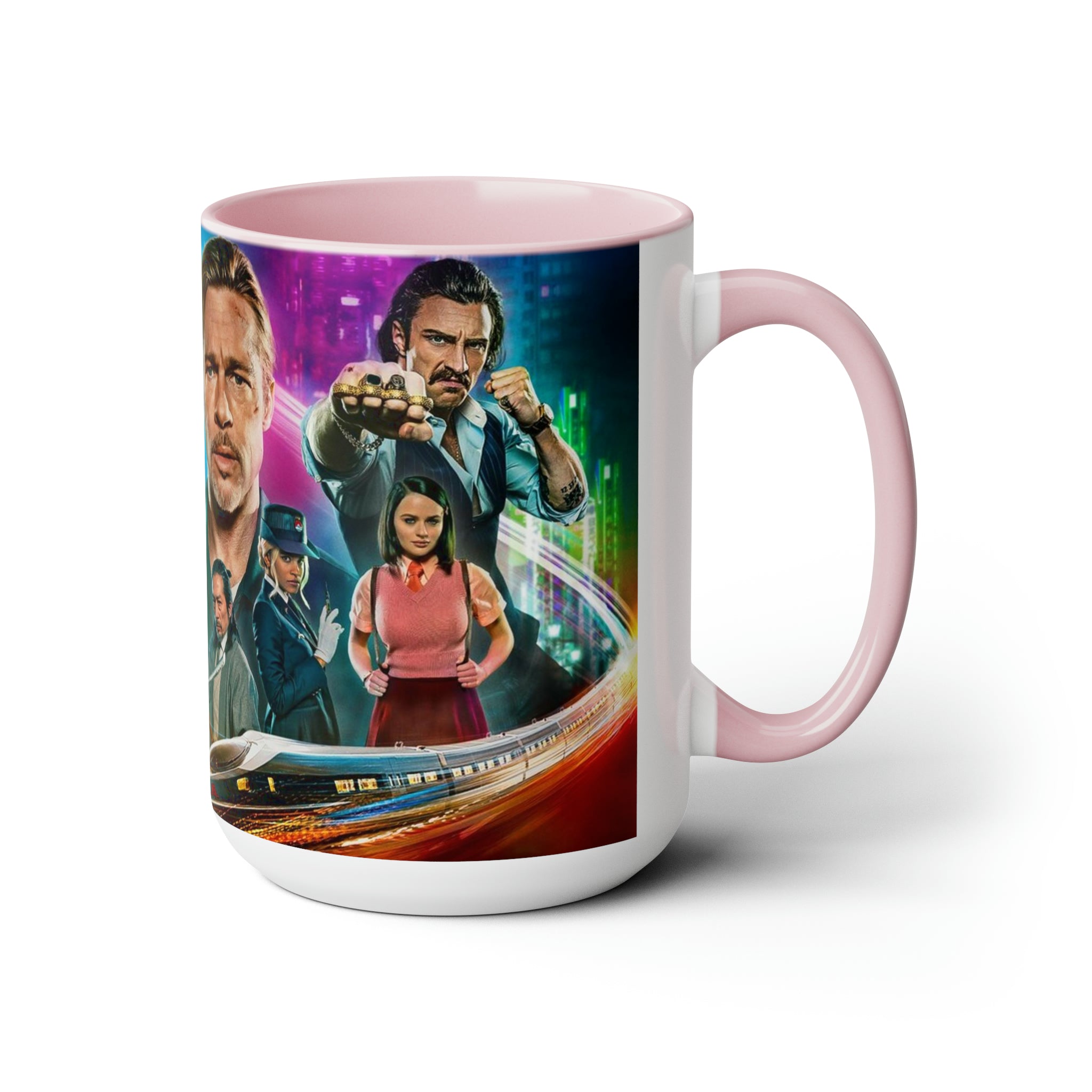 Bullet Train- Two-Tone Coffee Mugs, 15oz - Creations by Chris and Carlos