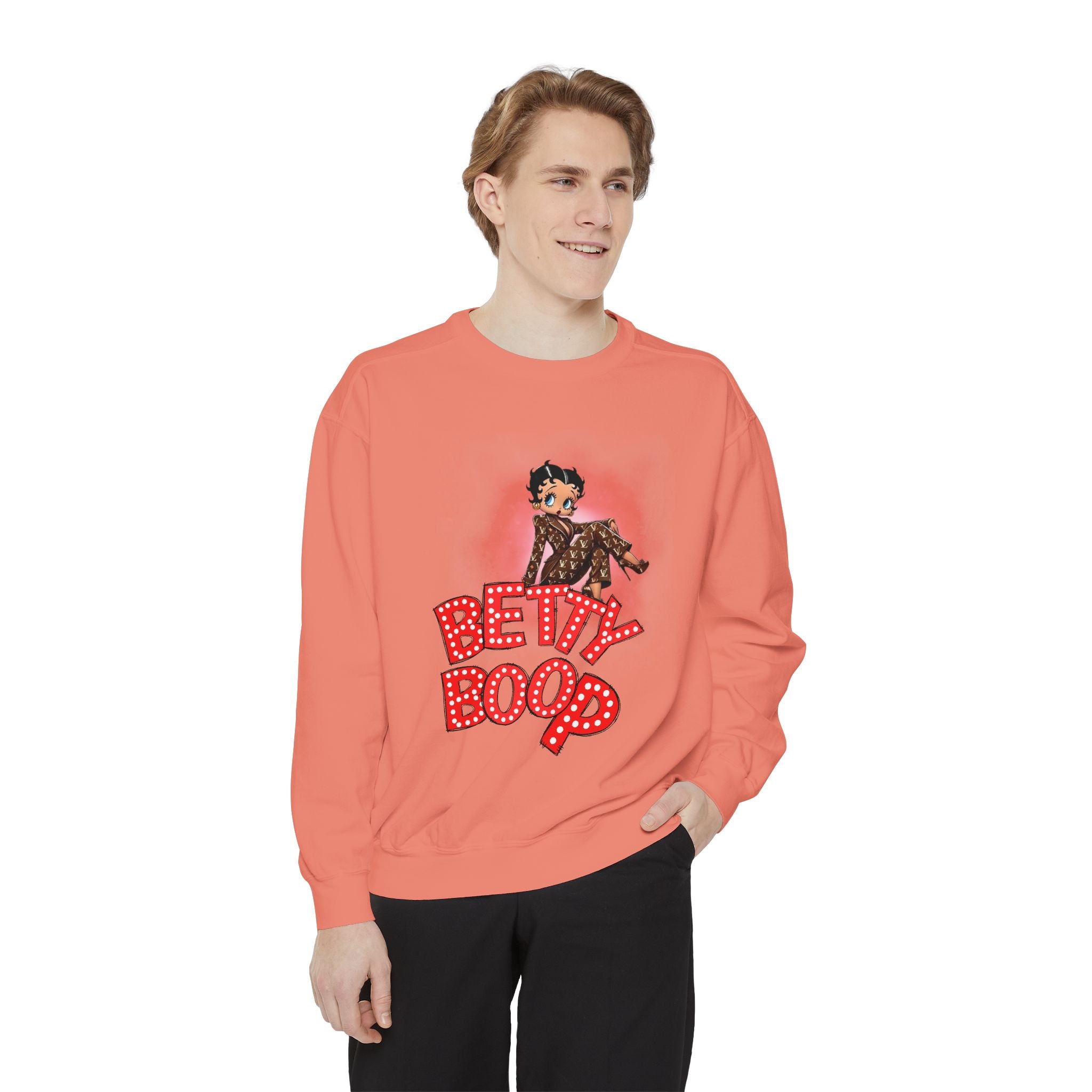 Betty Boop Retro Logo Sweatshirt - Creations by Chris and Carlos