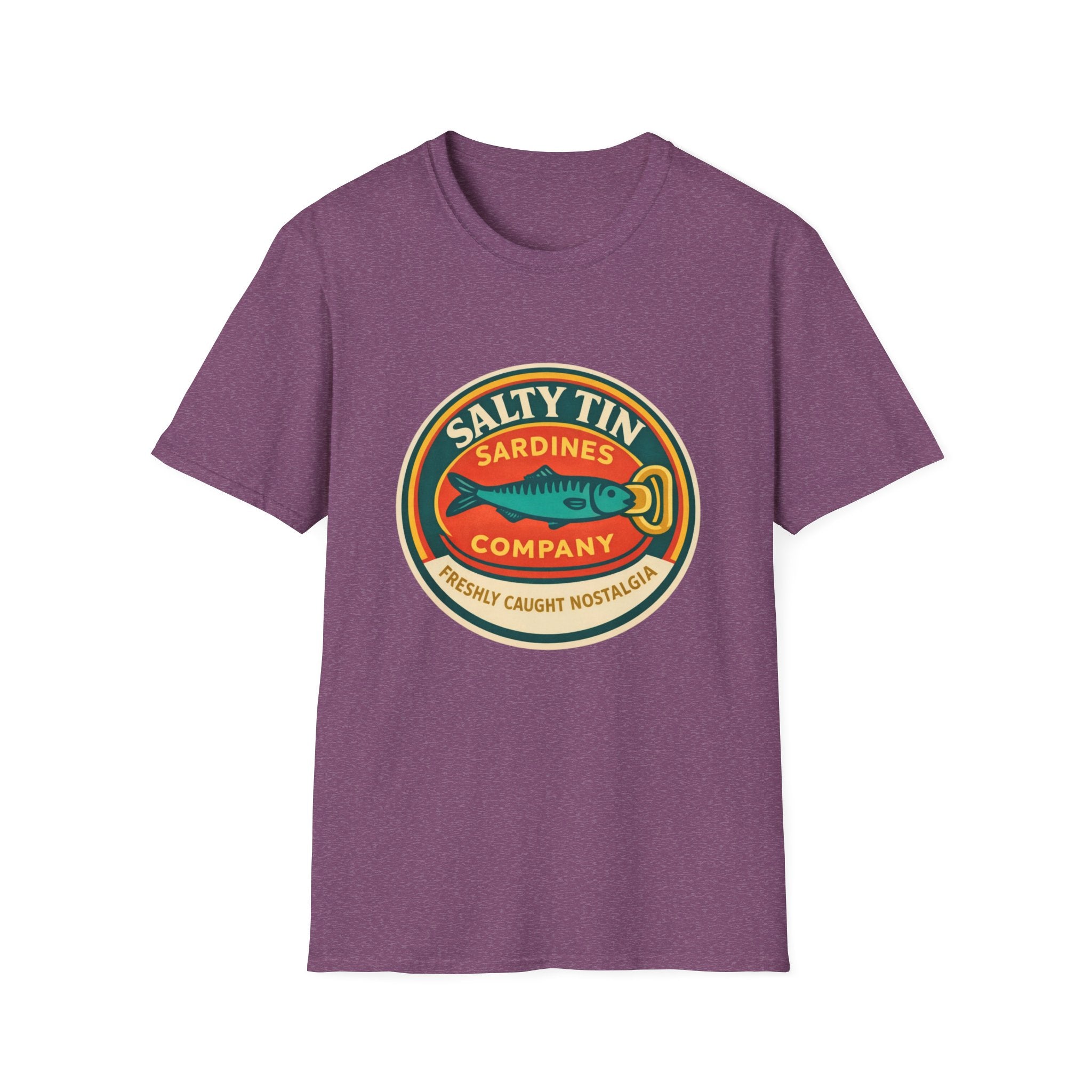 Salty Tin Sardines Vintage Logo T-Shirt - Creations by Chris and Carlos