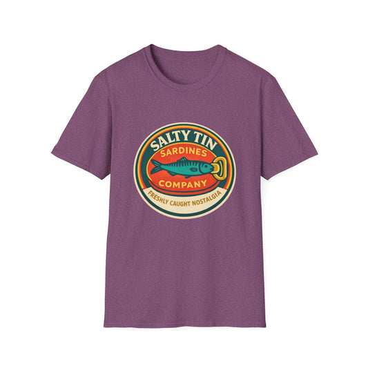 Salty Tin Sardines Vintage Logo T-Shirt - Creations by Chris and Carlos