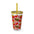 Mc Donald's Inspired- Sunsplash Tumbler with Straw, 16oz