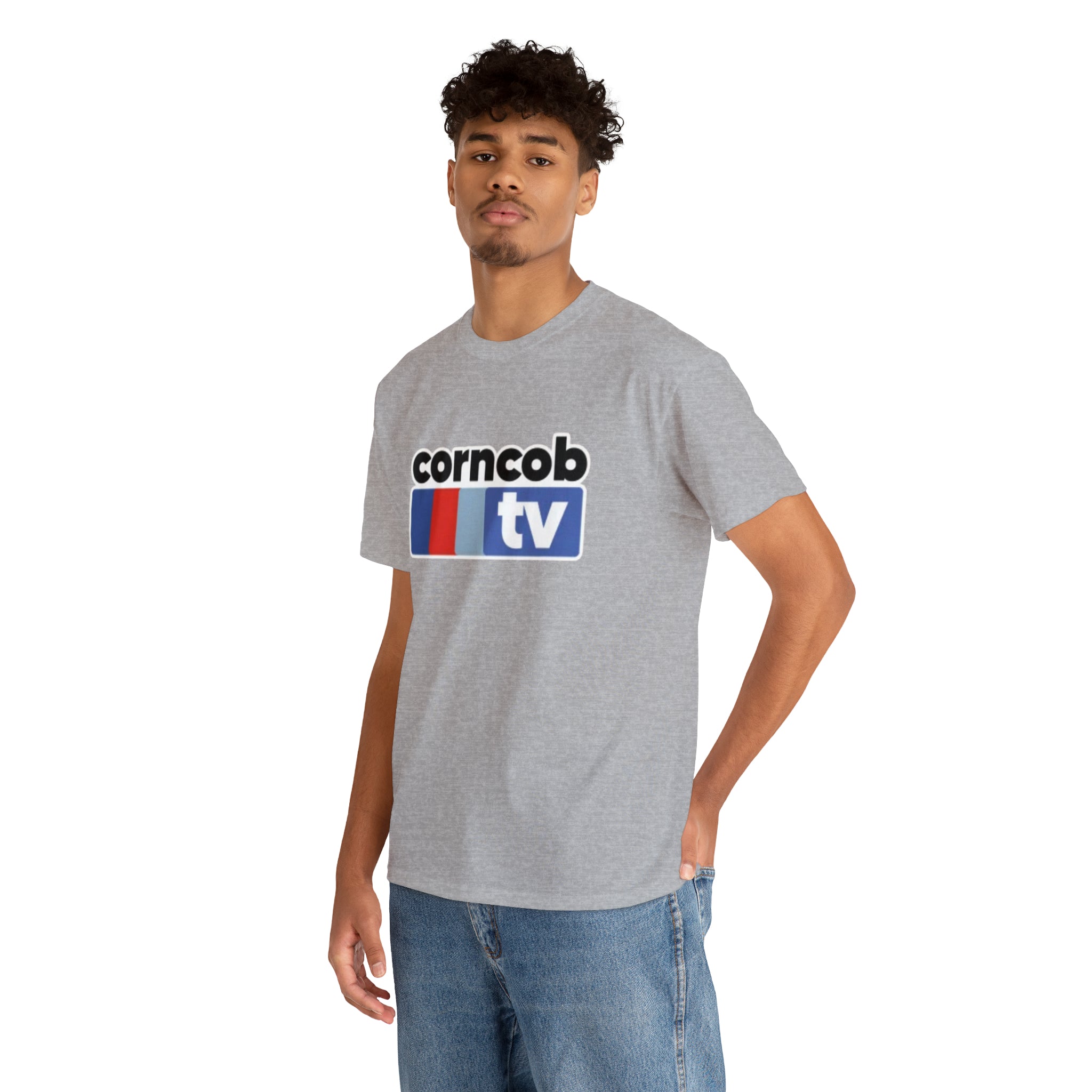 Corncob Tv- Unisex Heavy Cotton T-Shirt - Creations by Chris and Carlos