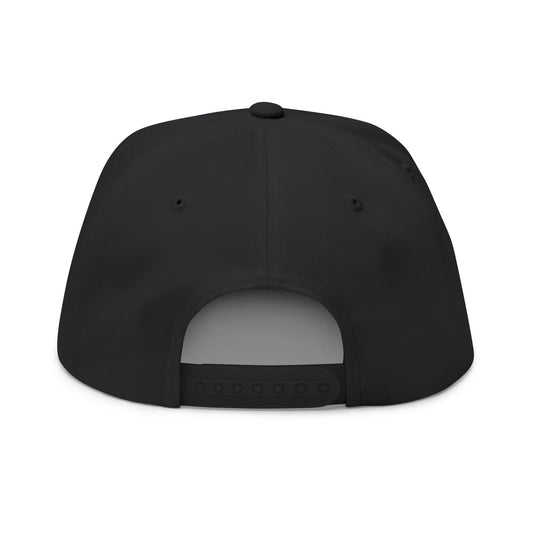 Embroidered Flat Bill Cap — “I May Be 30 Years, But I Have An Hour” Novelty Snapback - Creations by Chris and Carlos