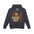Burning Out Skull Graphic Unisex Hoodie - Casual Comfort, Unique Gift for Music Lovers and Halloween, Trendy Layering Piece