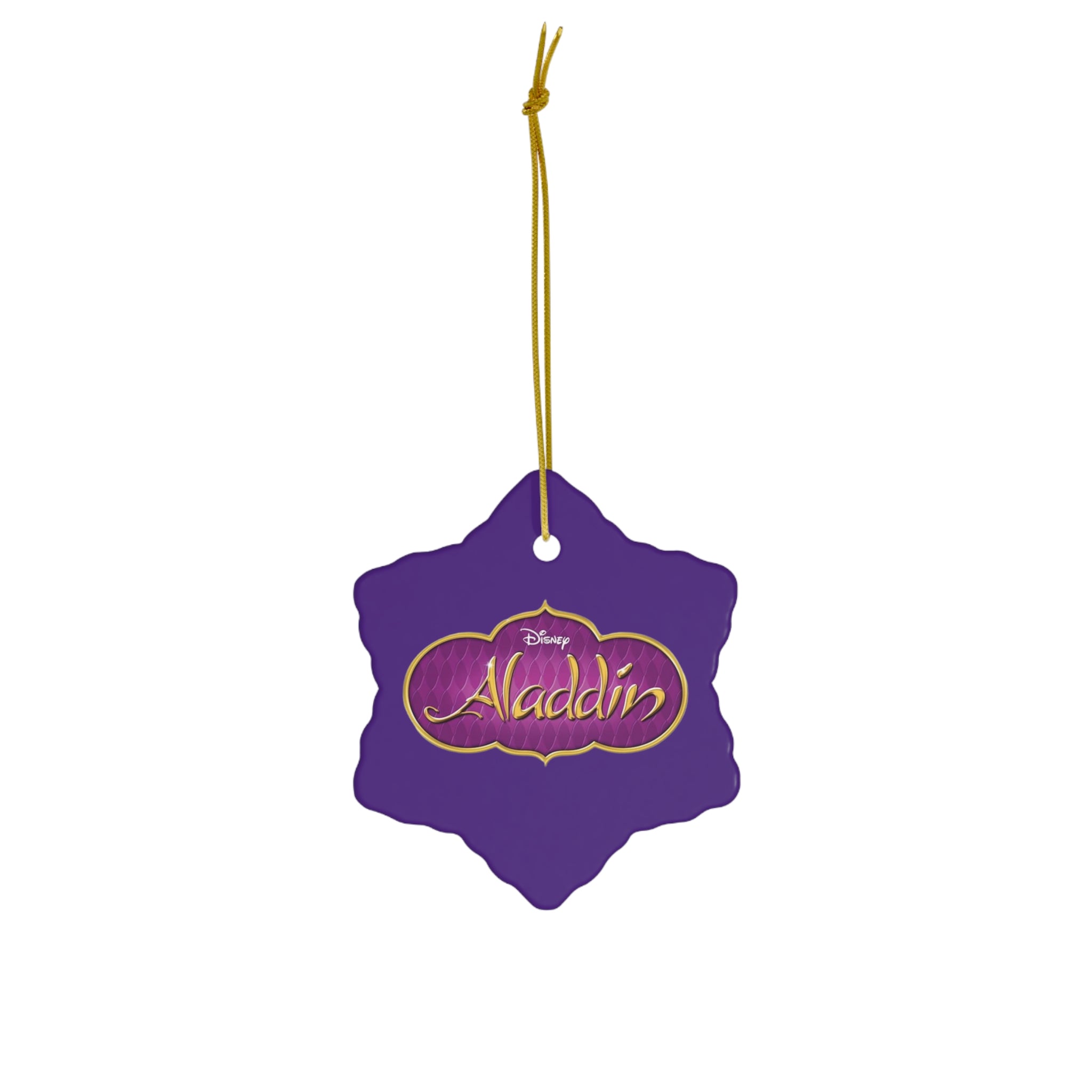 Aladdin- Ceramic Ornament, 4 Shapes - Creations by Chris and Carlos