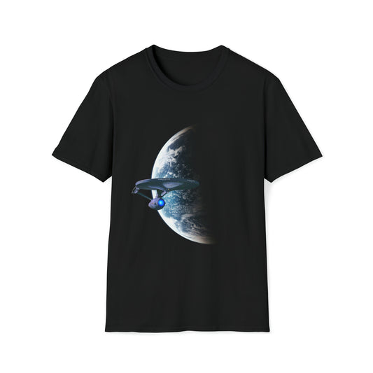 Star Trek USS Enterprise- unisex Softstyle T-Shirt - Creations by Chris and Carlos