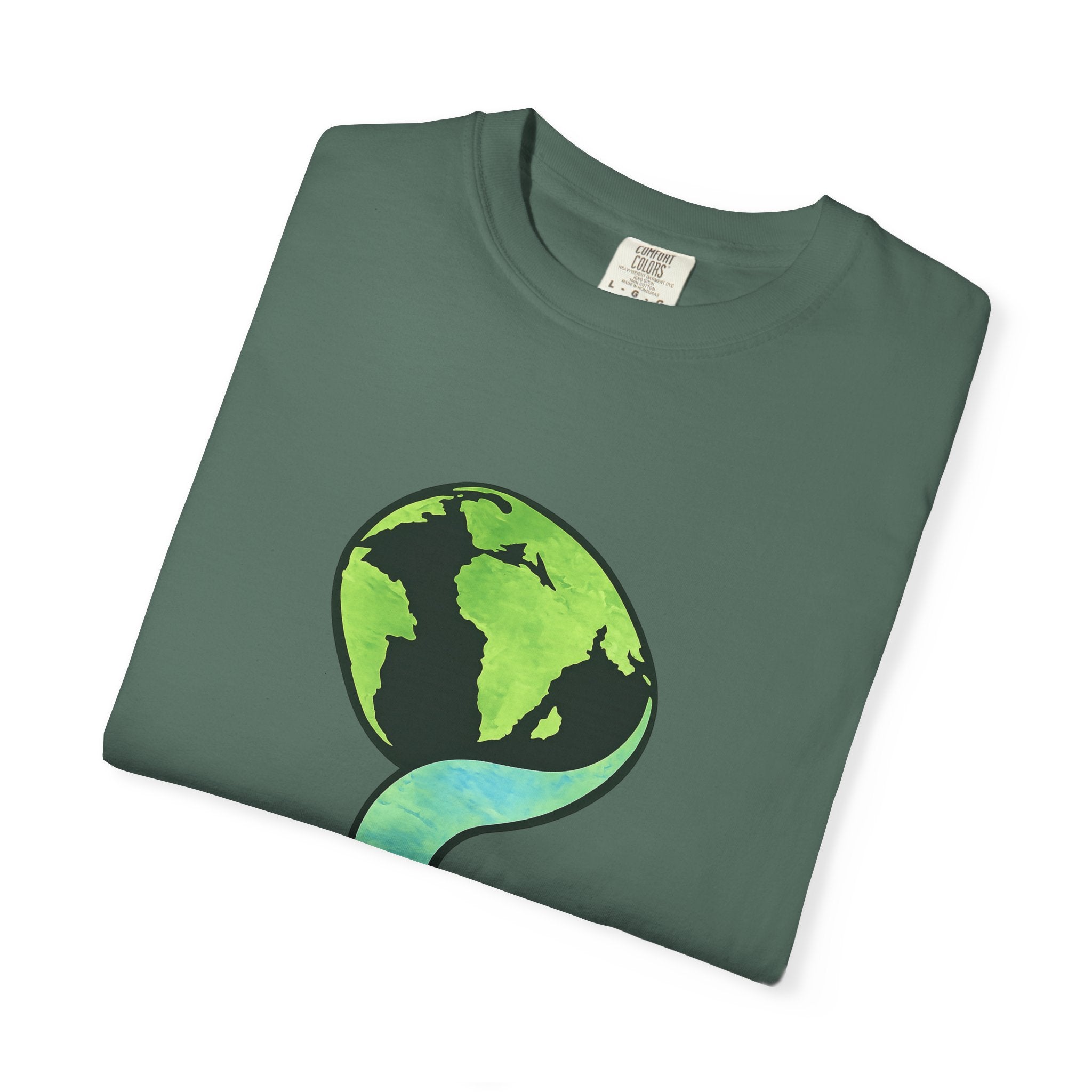 Earth Question Mark T-Shirt — Eco Awareness Graphic Tee - Creations by Chris and Carlos
