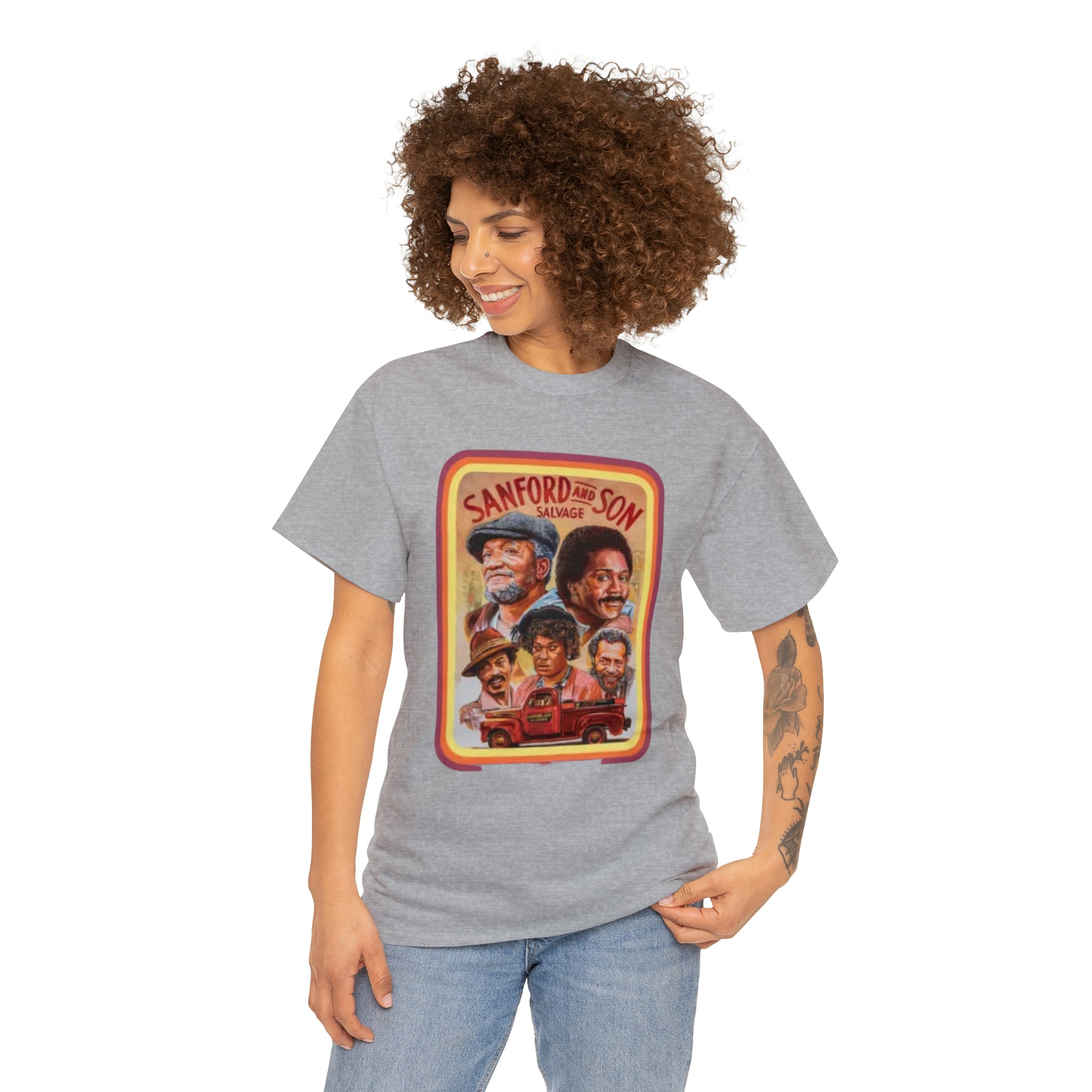 Sandford and Son 70's TV Show- Unisex Heavy Cotton T-Shirt - Creations by Chris and Carlos